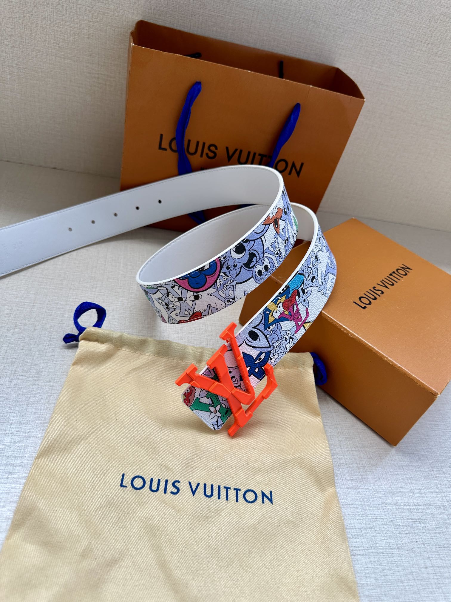 Louis Vuitton Basic Belt Cow Leather S-m-l