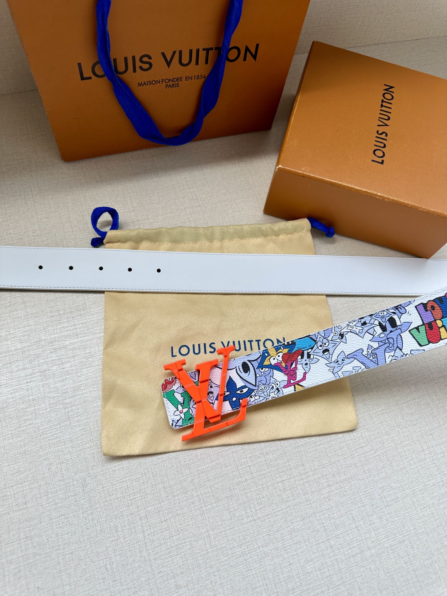 Louis Vuitton Basic Belt Cow Leather S-m-l