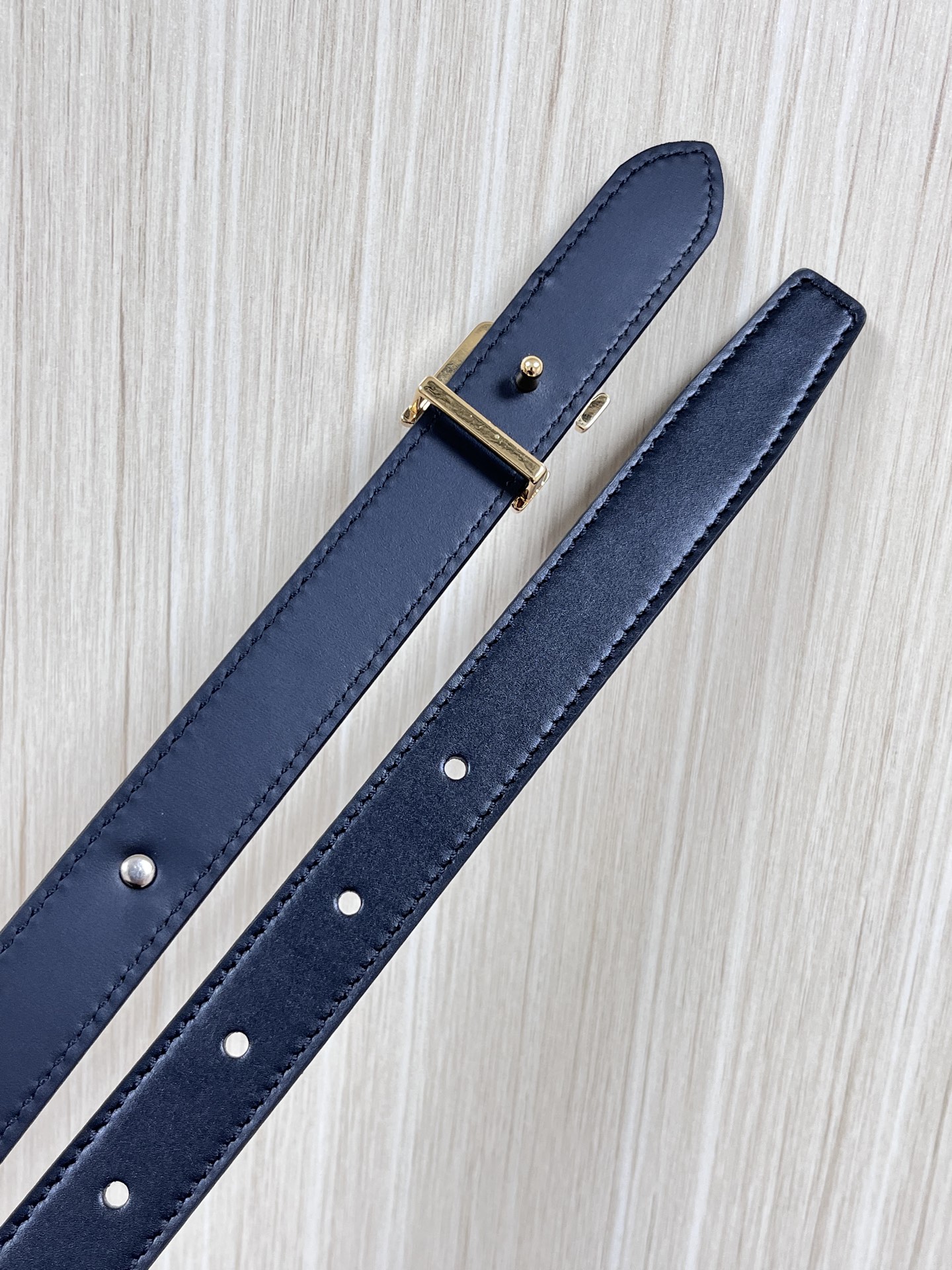 Louis Vuitton Basic Belt Cow Leather Black M-l