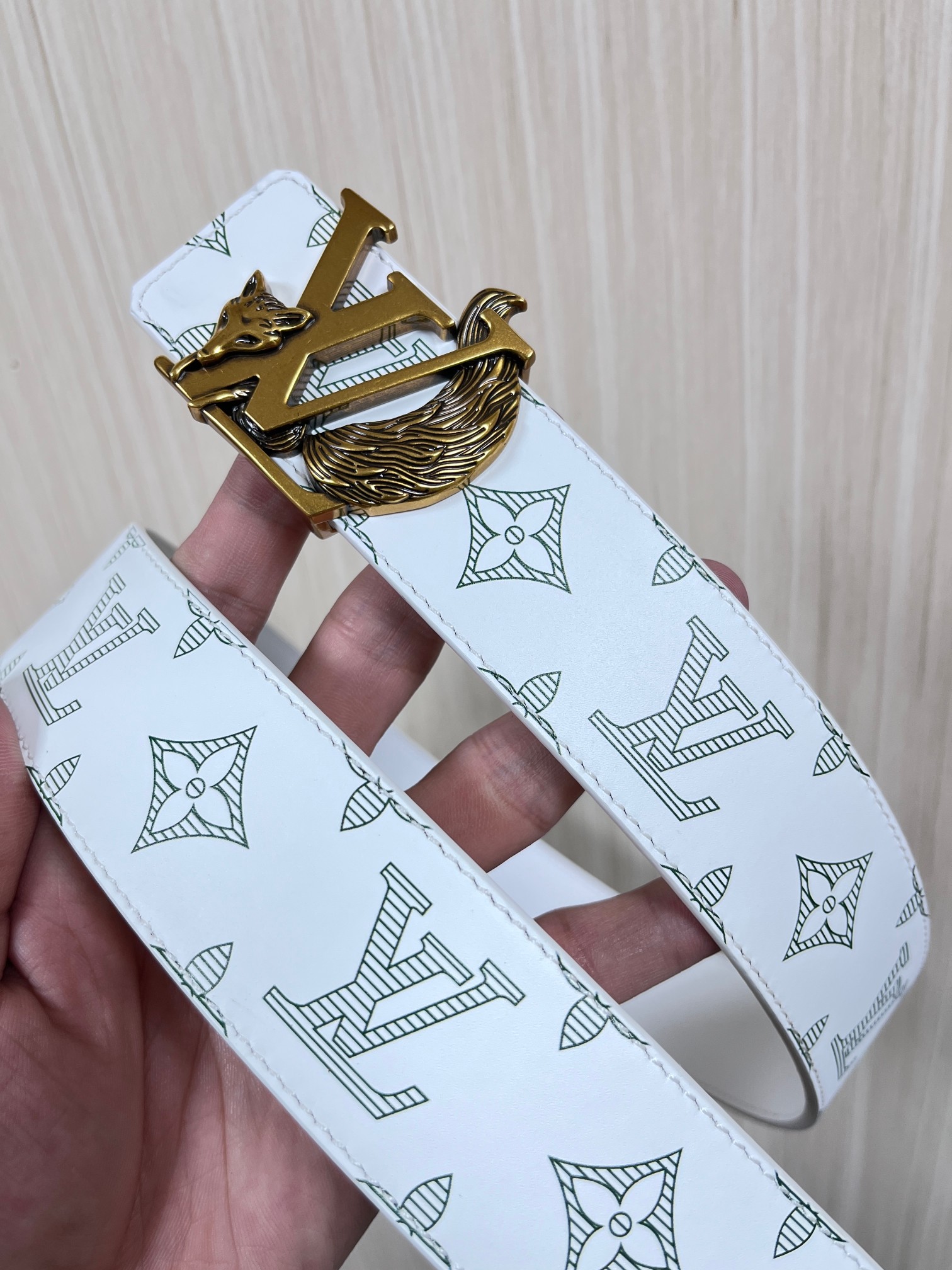 Basic Belt Cow Leather White