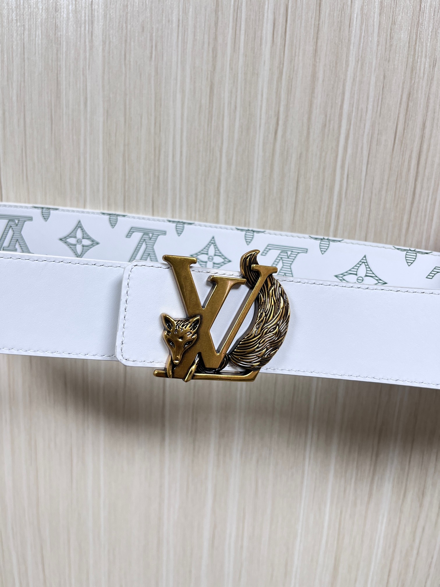 Basic Belt Cow Leather White