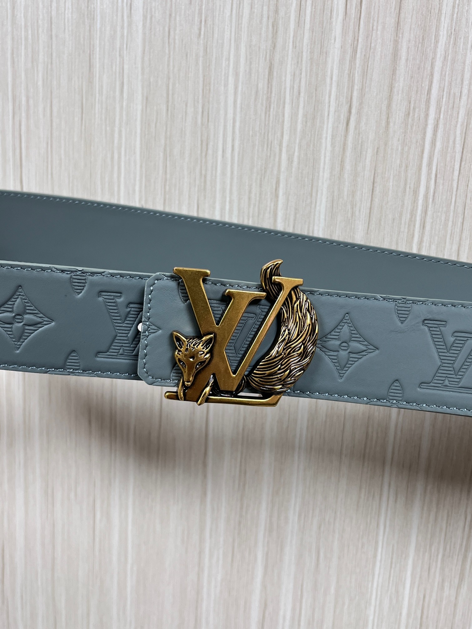 Basic Belt Cow Leather Gray