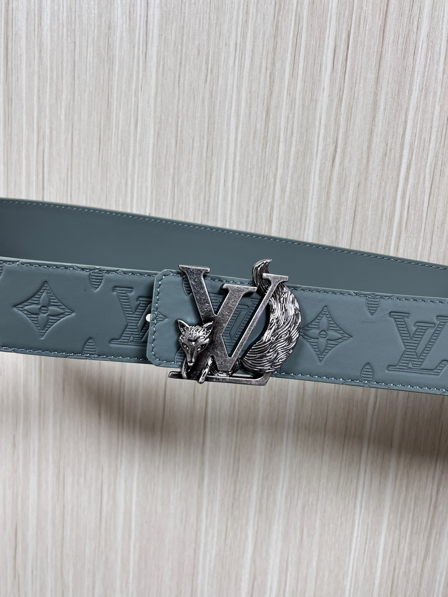 Basic Belt Cow Leather Gray