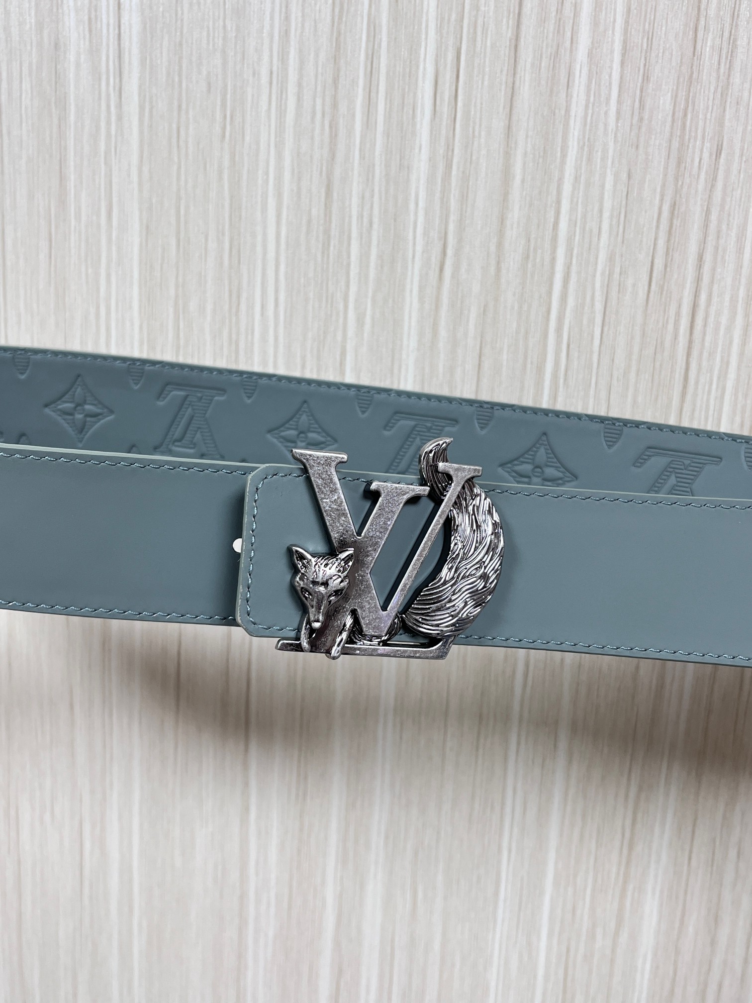 Basic Belt Cow Leather Gray