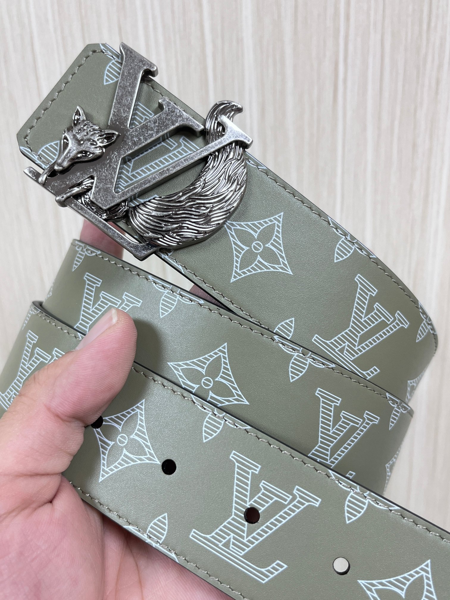 Basic Belt Cow Leather Green