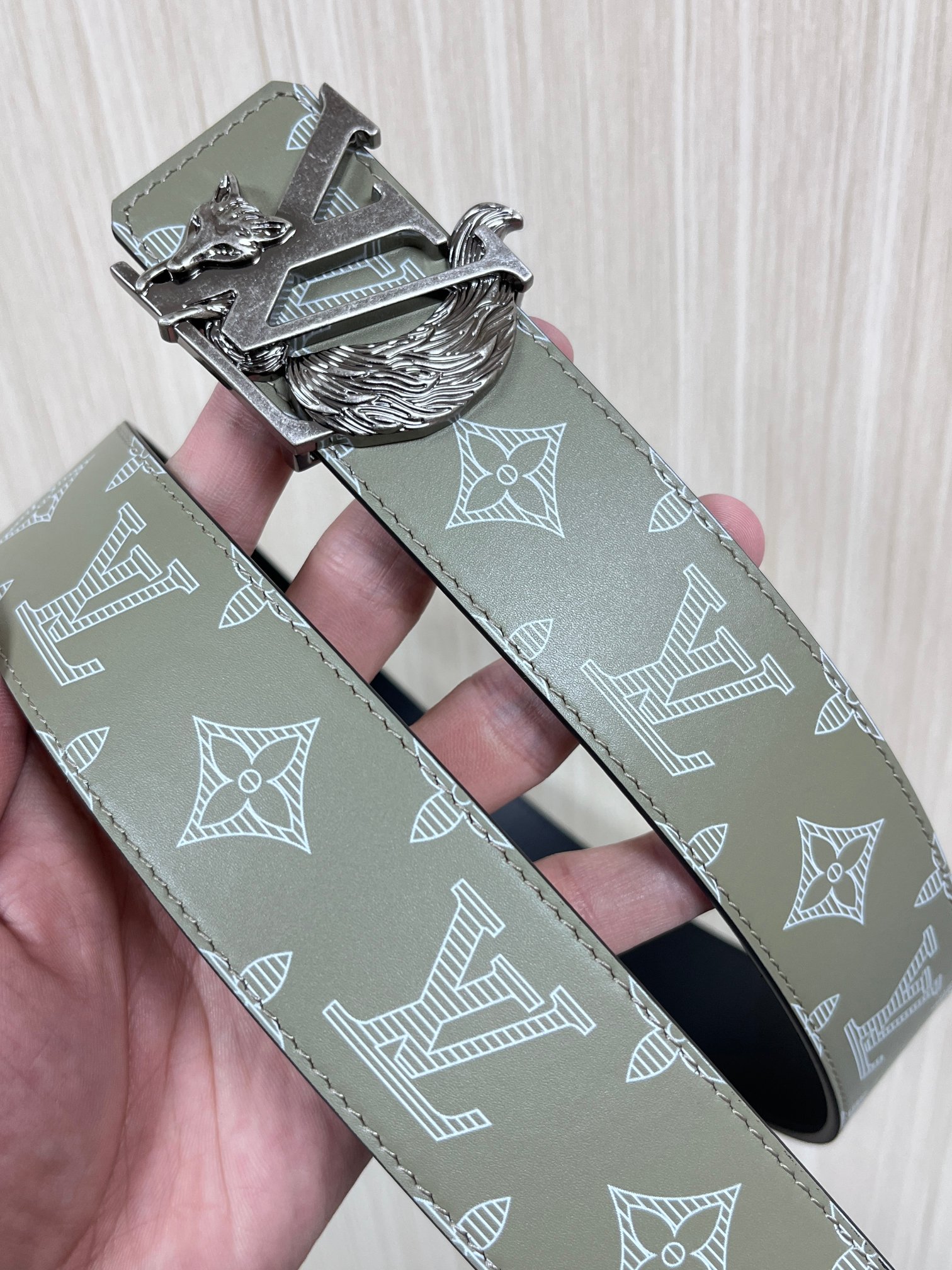 Basic Belt Cow Leather Green