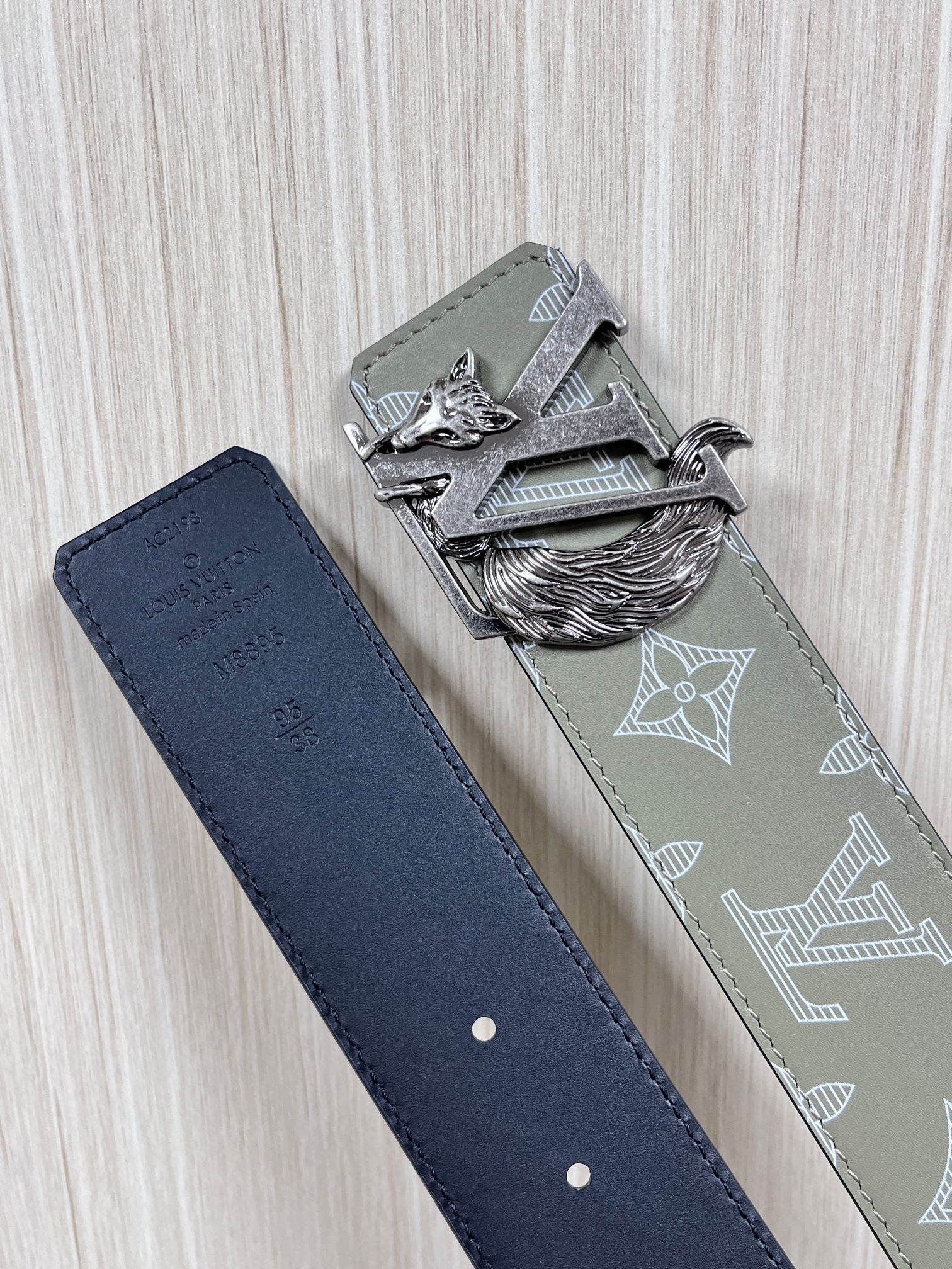 Basic Belt Cow Leather Green