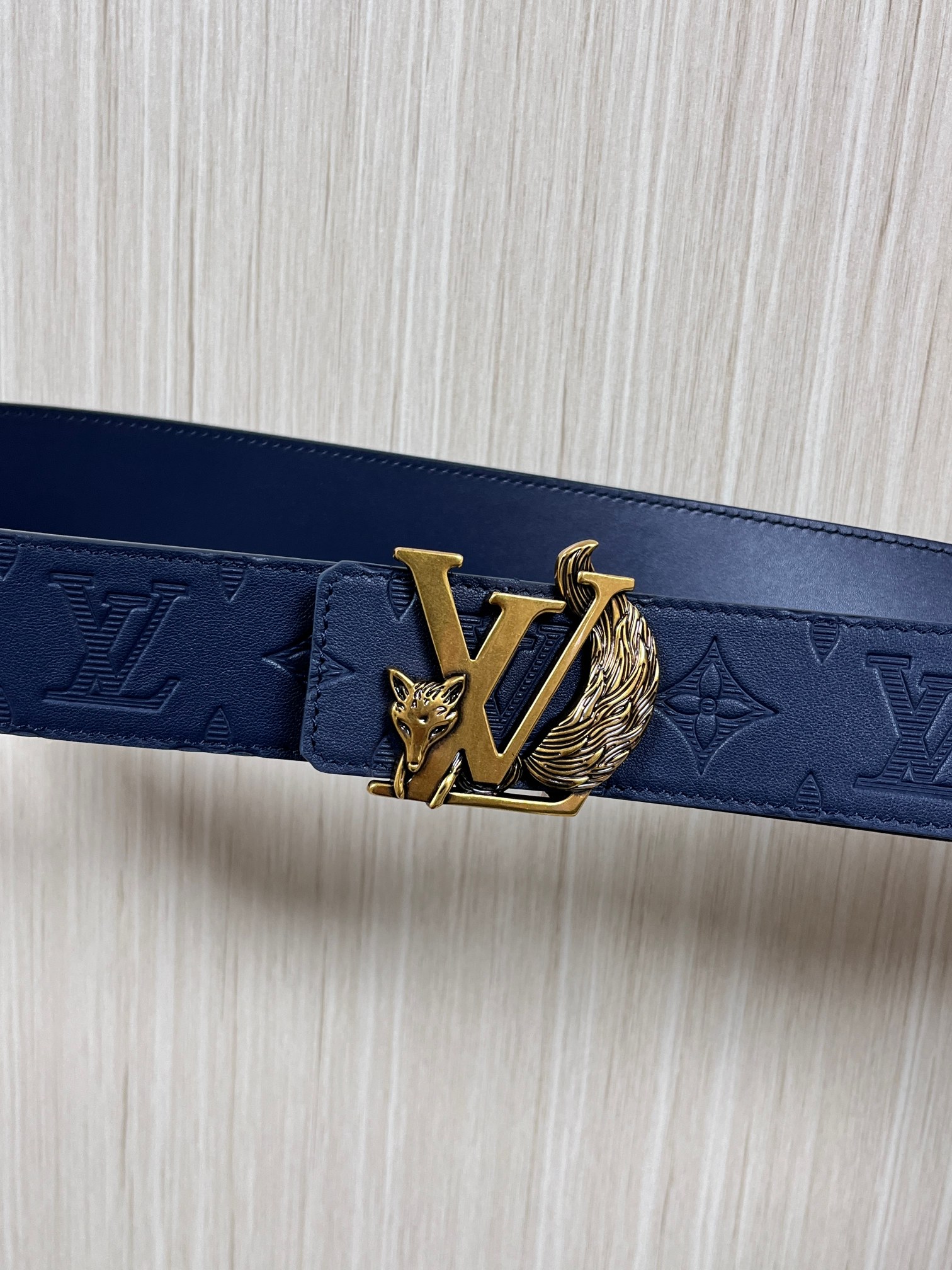 Basic Belt Cow Leather Blue