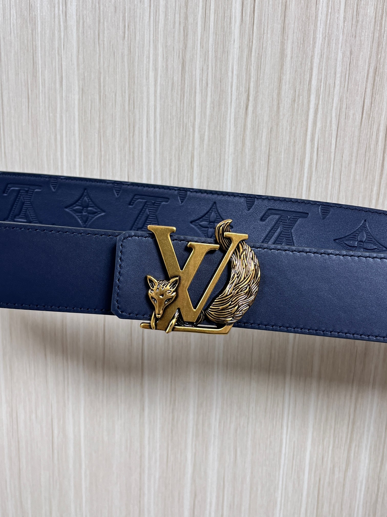 Basic Belt Cow Leather Blue
