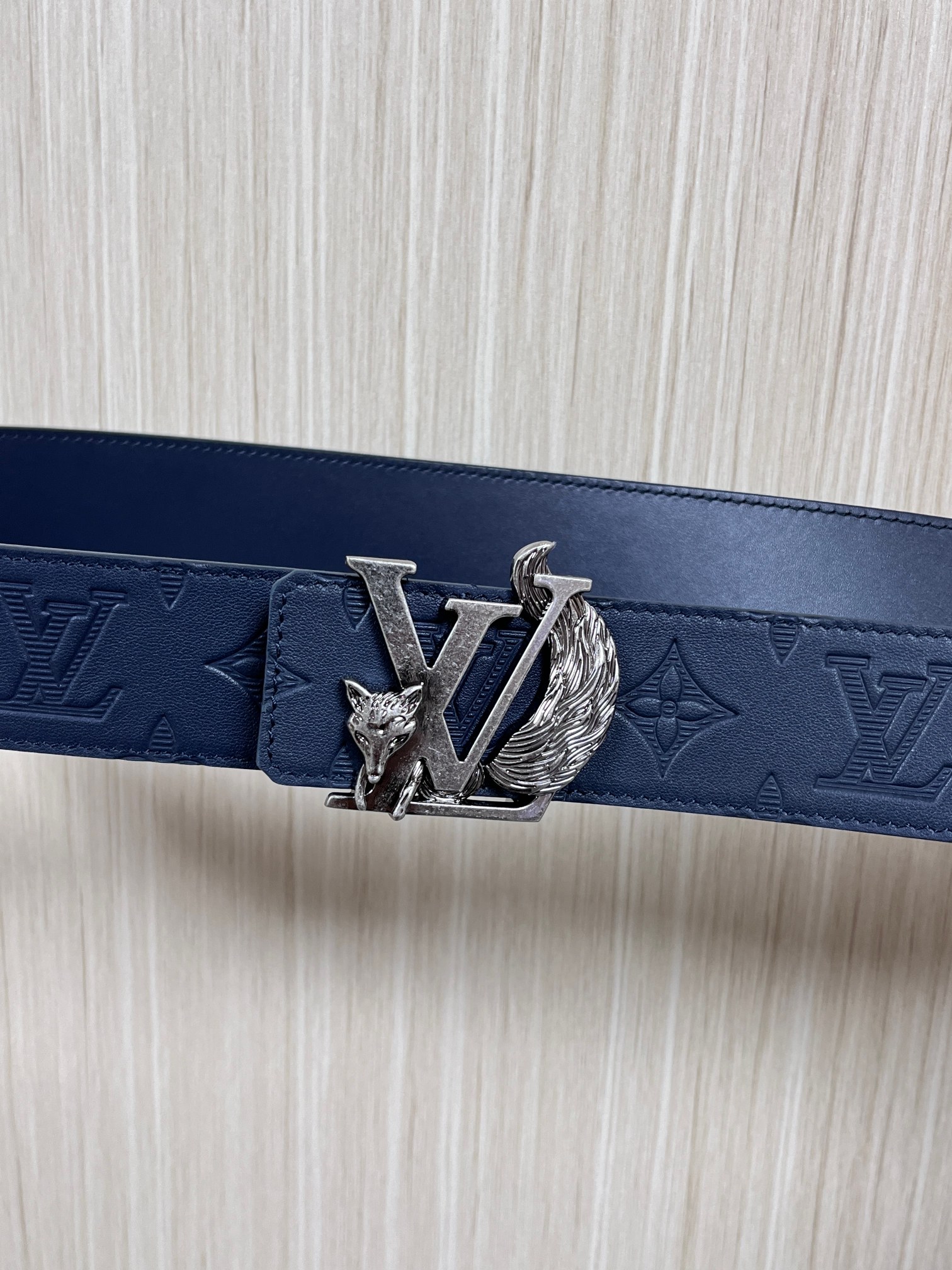 Basic Belt Cow Leather Blue