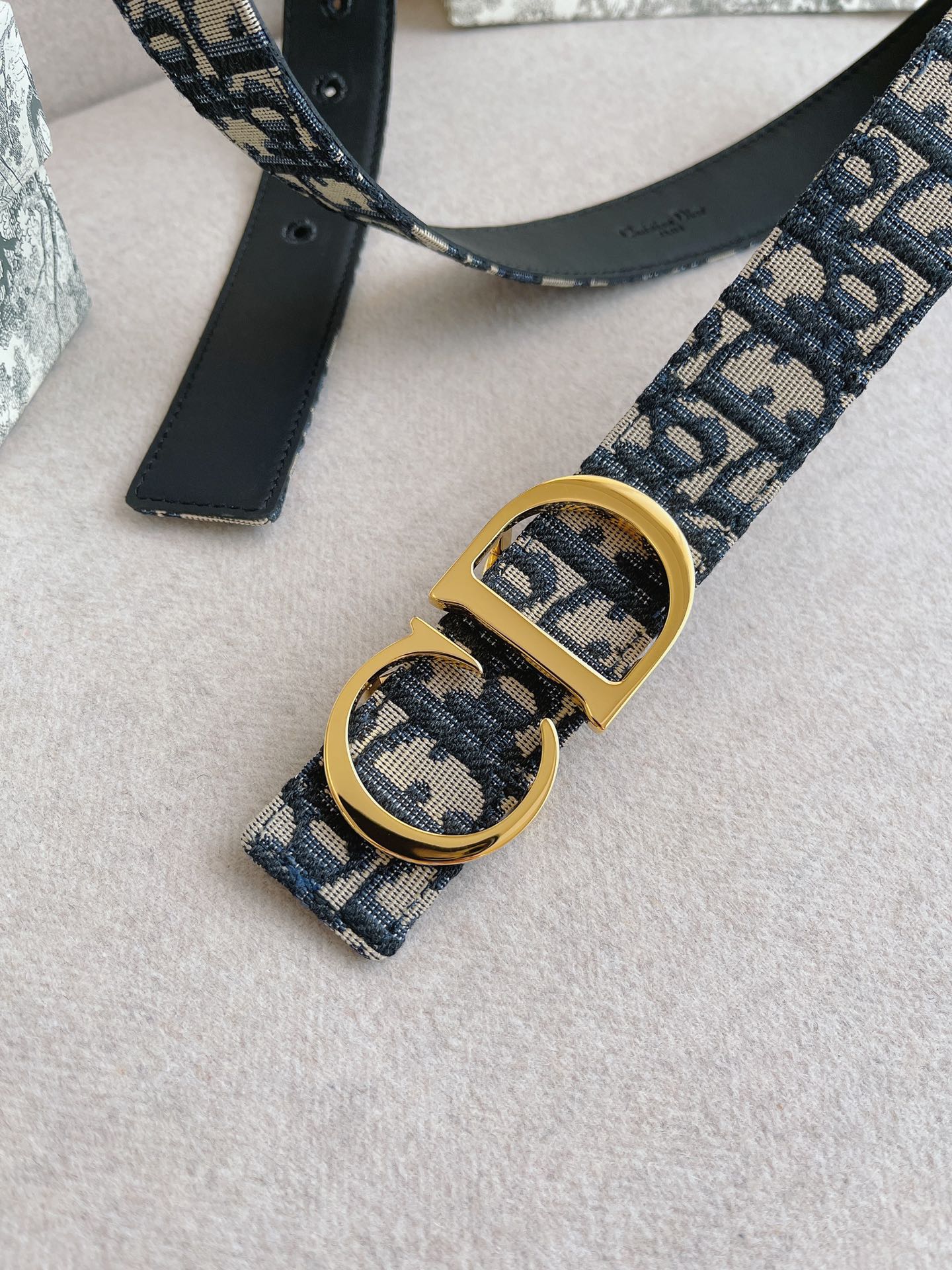 Dior Male Leather Belt 35mm