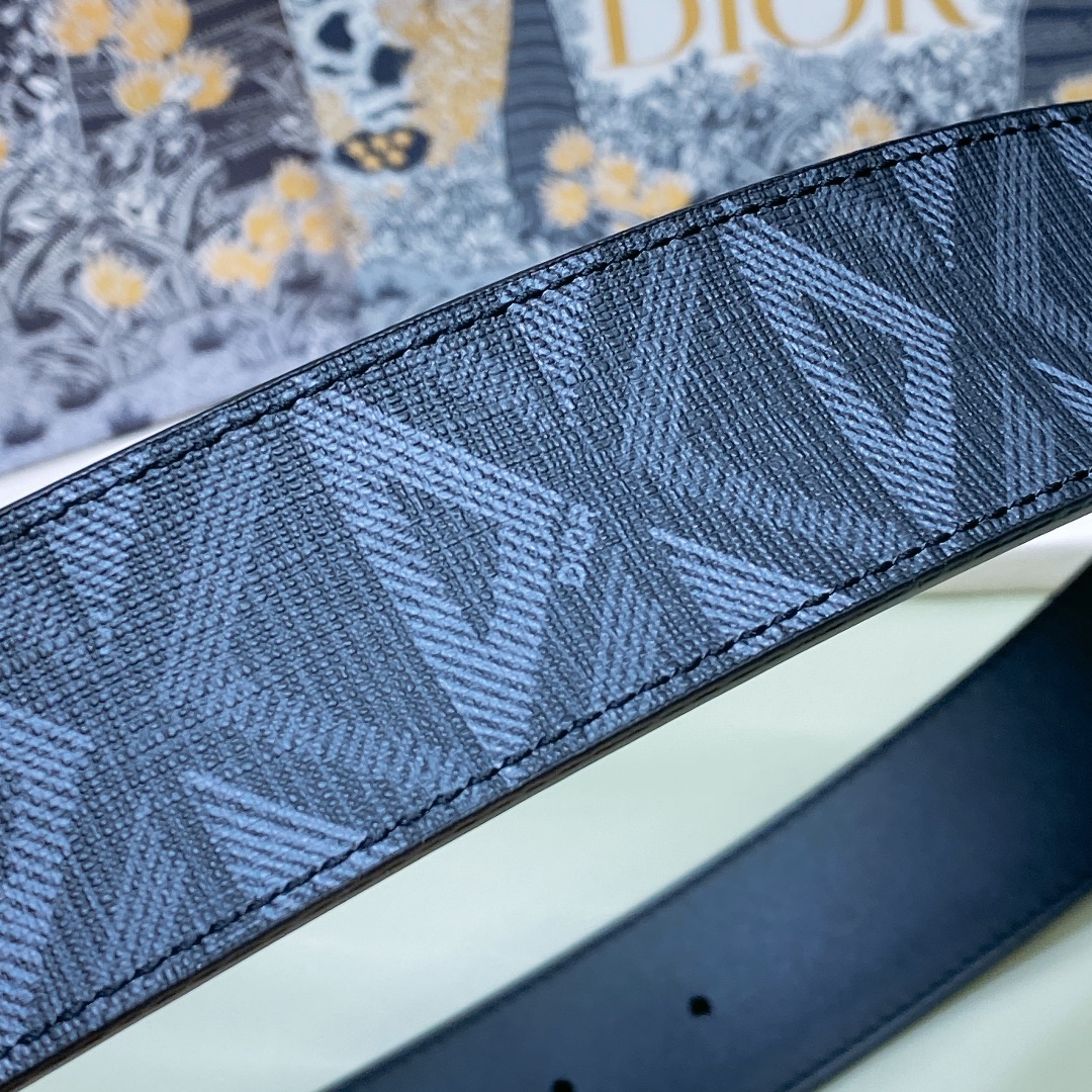 Dior Male Basic Belt Cow Leather Black M