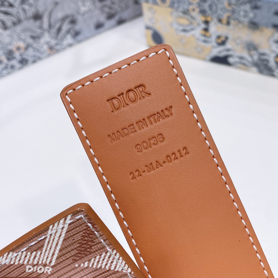 Dior Male Basic Belt Cow Leather Black M