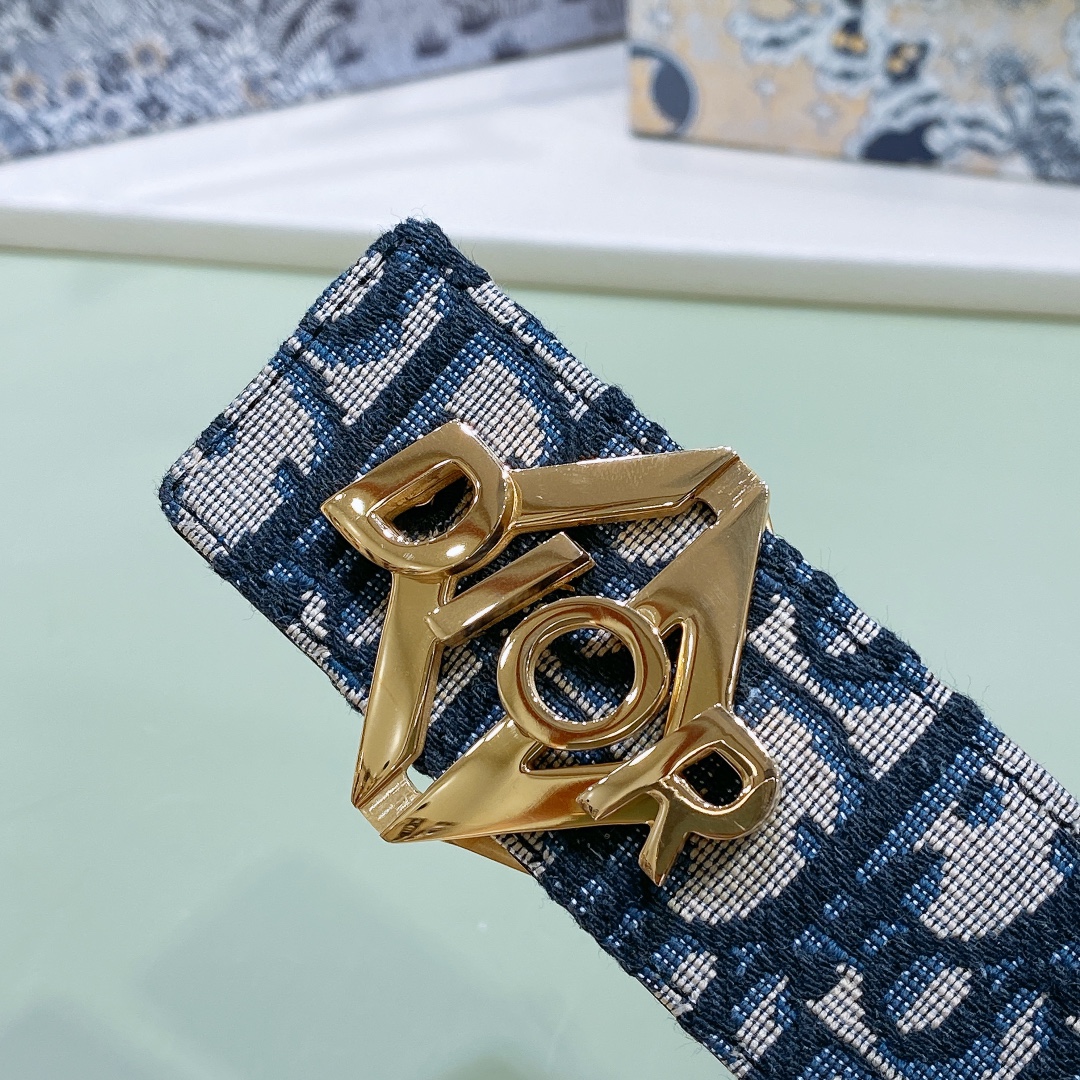 Dior Male Basic Belt Cow Leather Black M