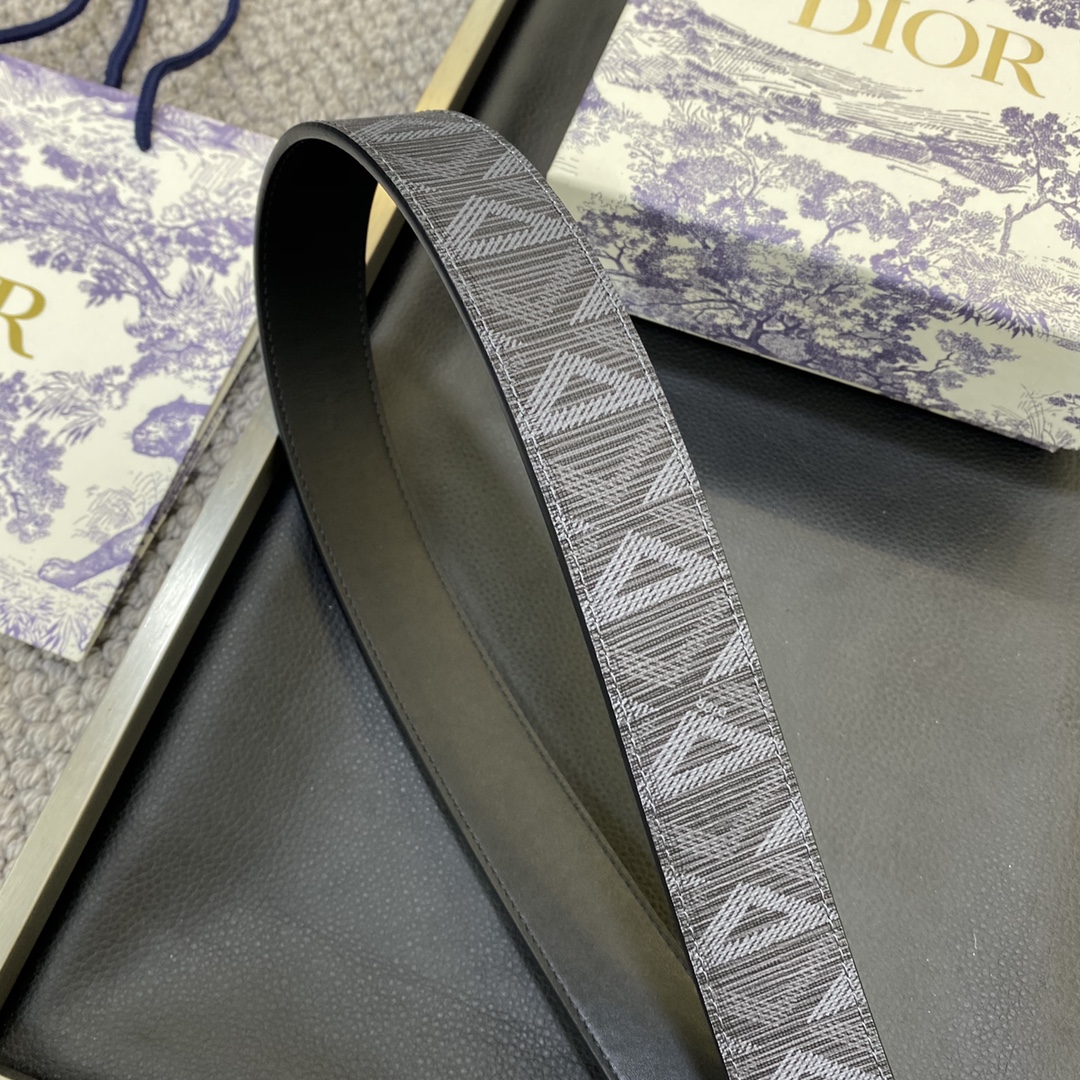 Dior Male Leather Belt Top Grain Leather M