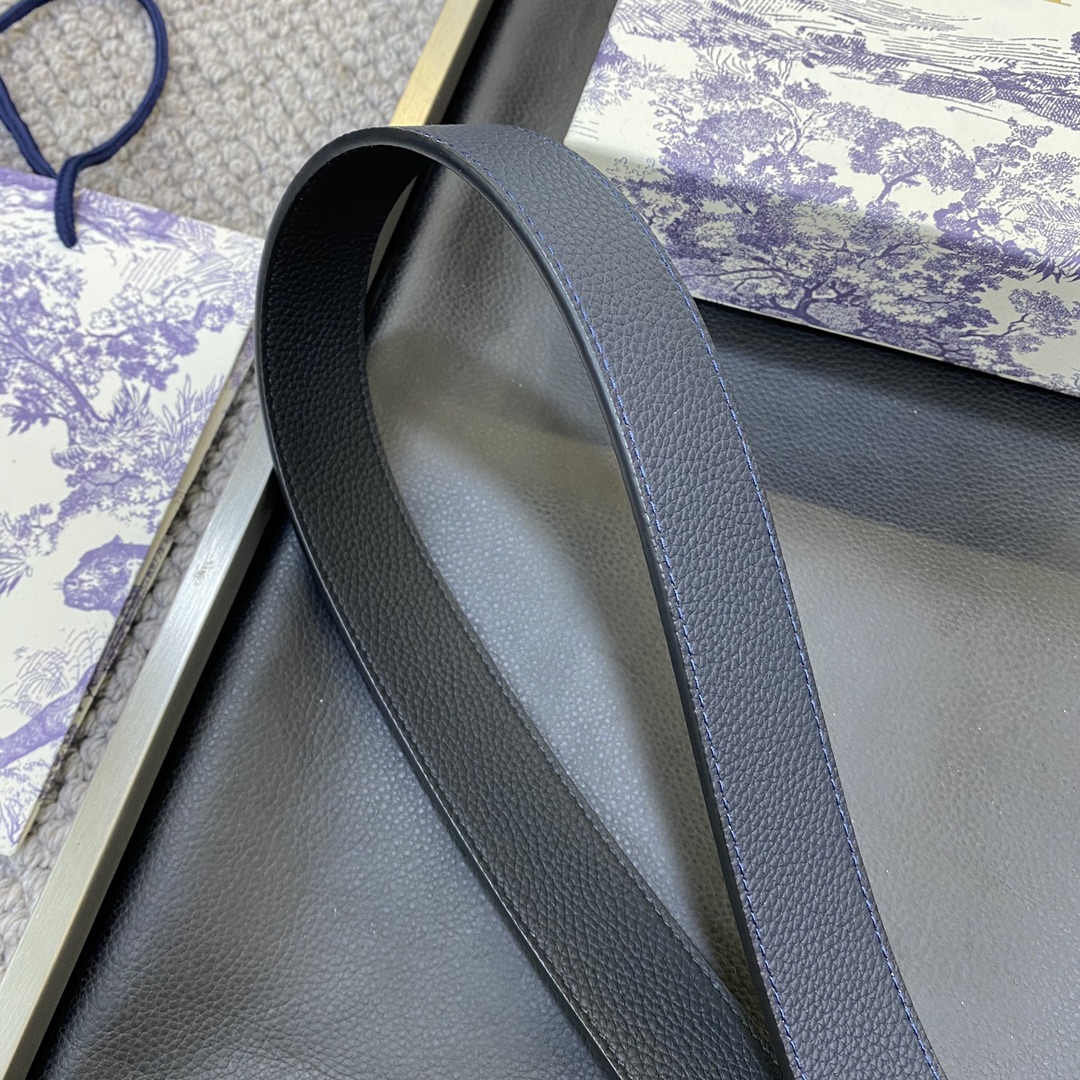 Dior Male Leather Belt Top Grain Leather M