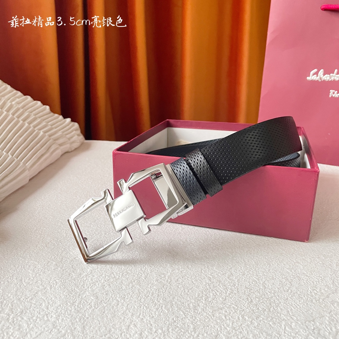 Salvatore Ferragamo Basic Belt Cow Leather