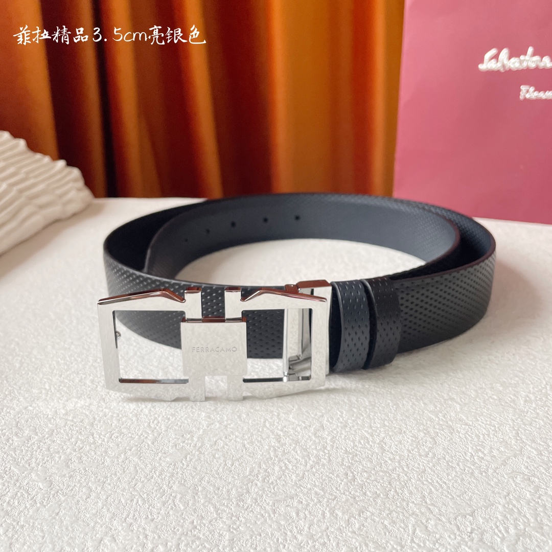 Salvatore Ferragamo Basic Belt Cow Leather