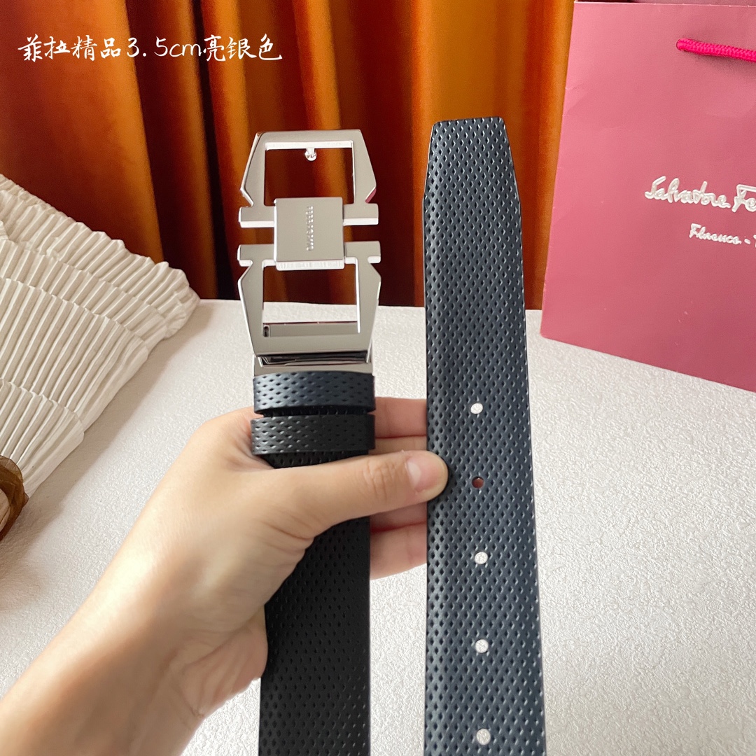 Salvatore Ferragamo Basic Belt Cow Leather