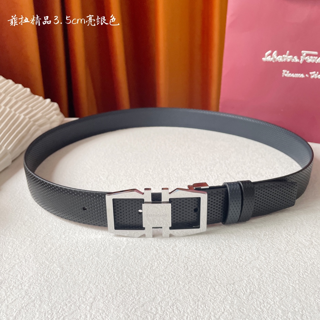 Salvatore Ferragamo Basic Belt Cow Leather
