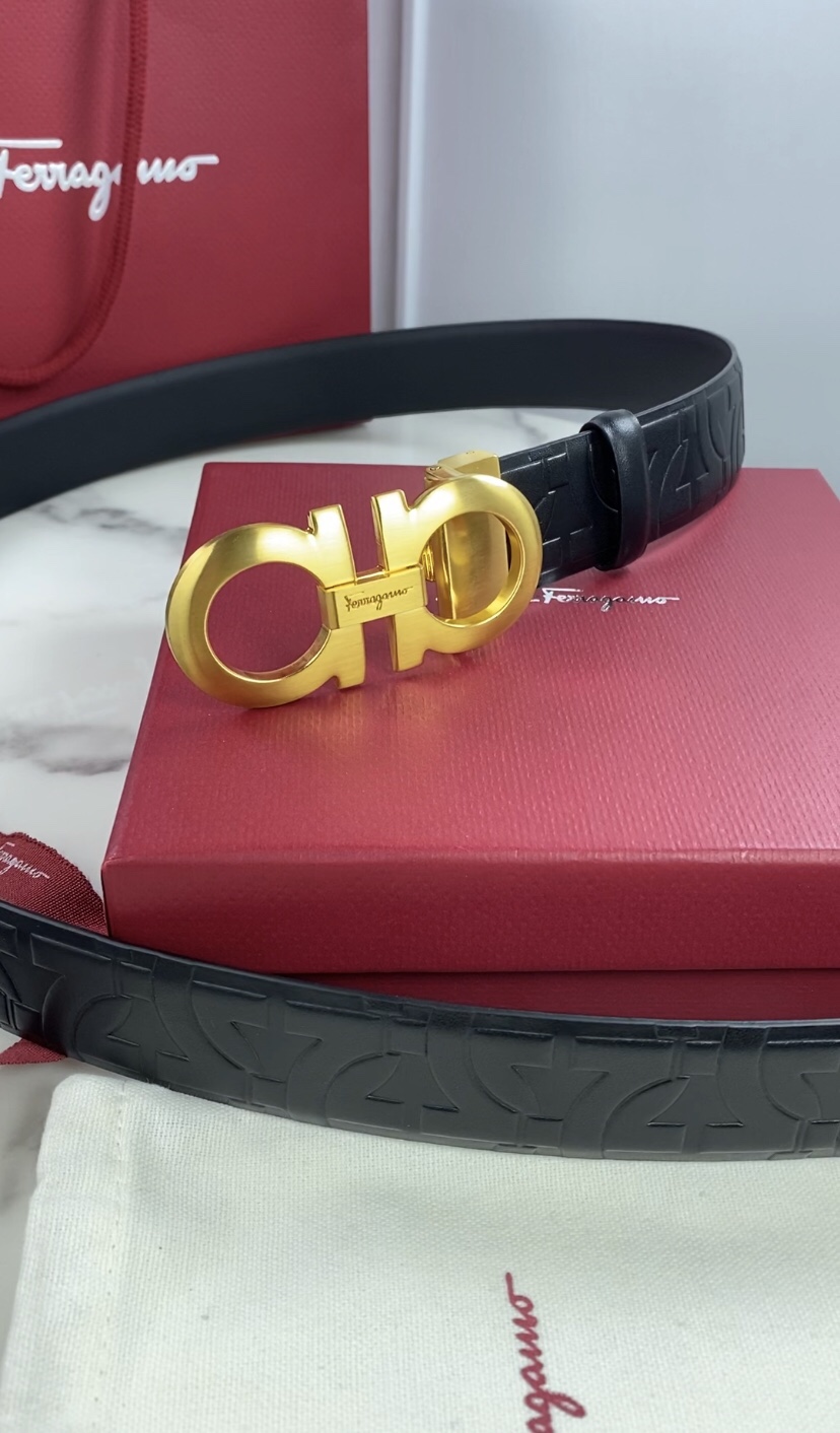 Salvatore Ferragamo Leather Belt 35mm