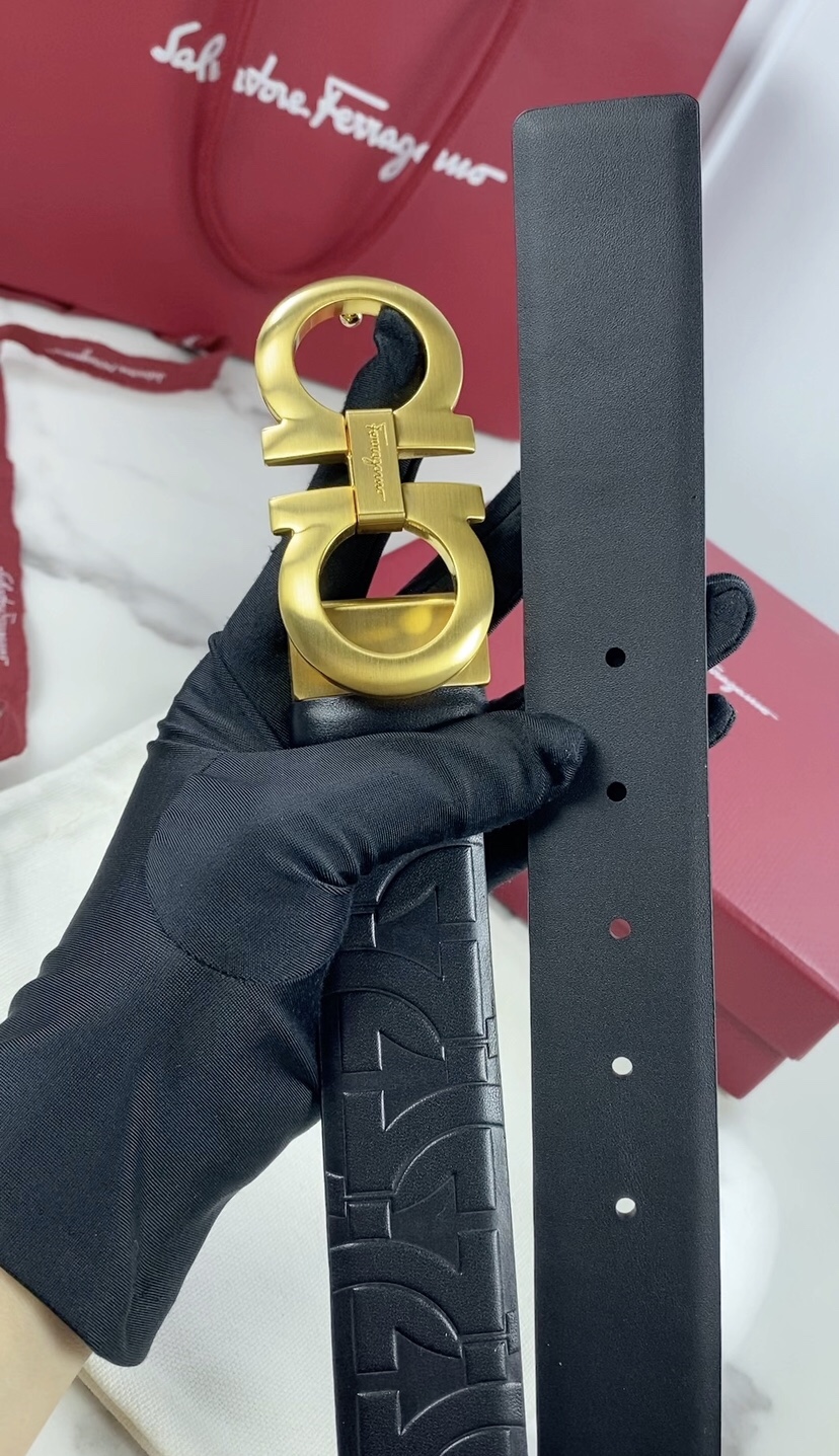 Salvatore Ferragamo Leather Belt 35mm