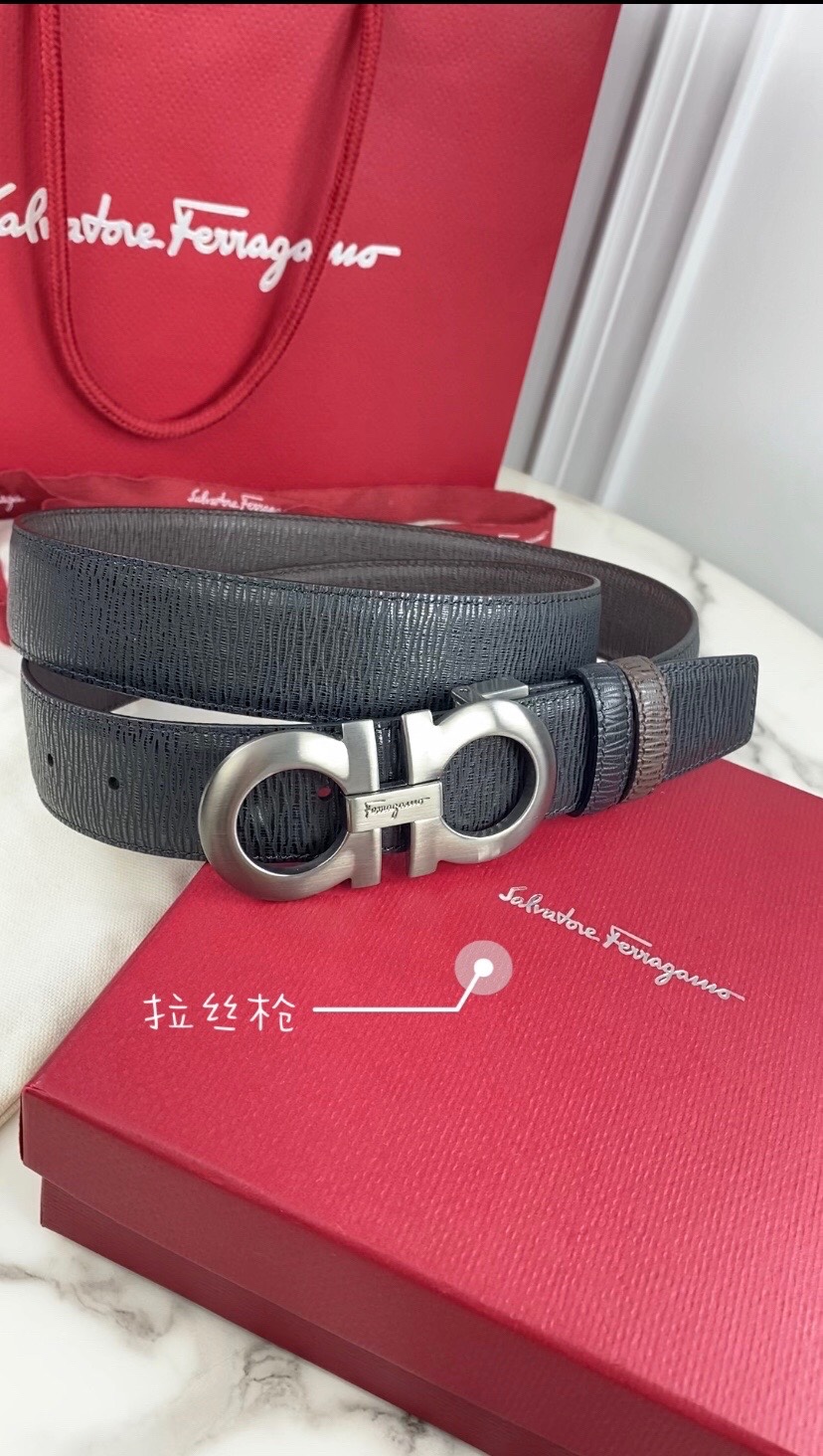 Salvatore Ferragamo Male Basic Belt 35mm-s-m-l