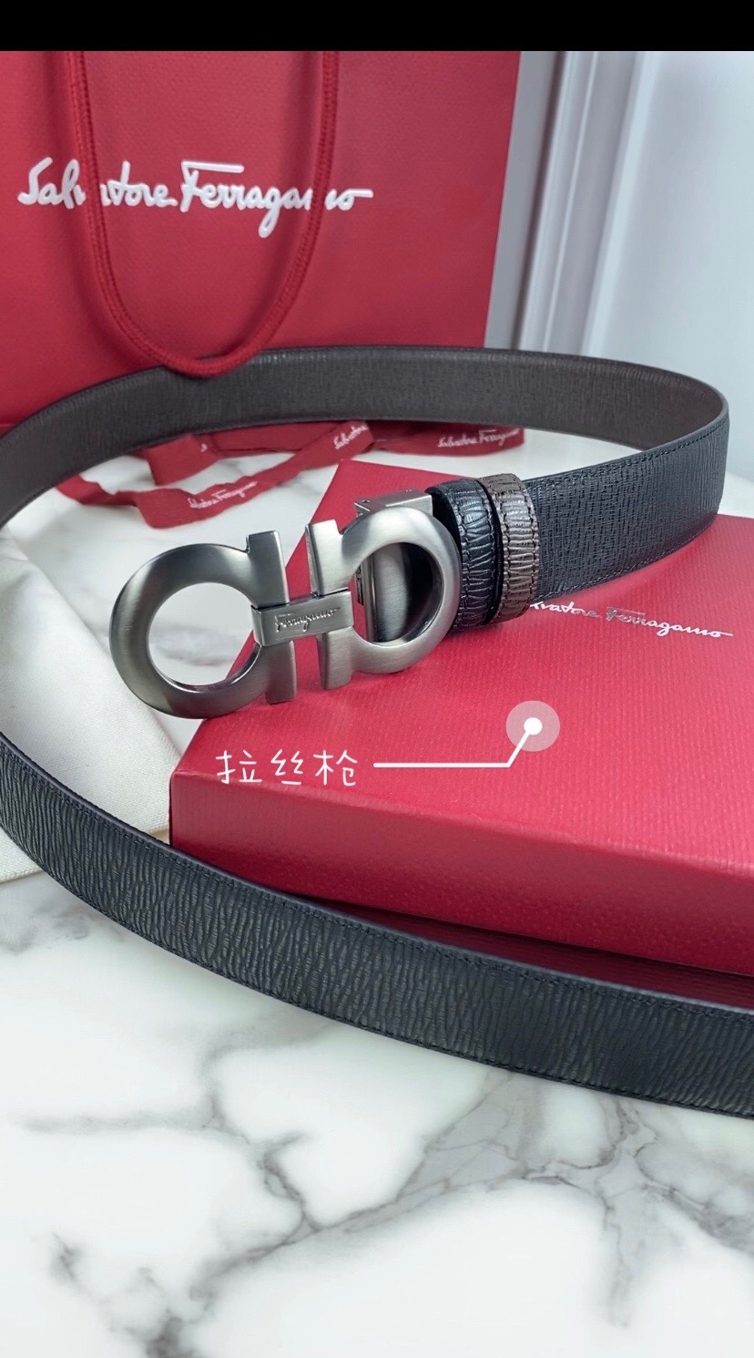 Salvatore Ferragamo Male Basic Belt 35mm-s-m-l