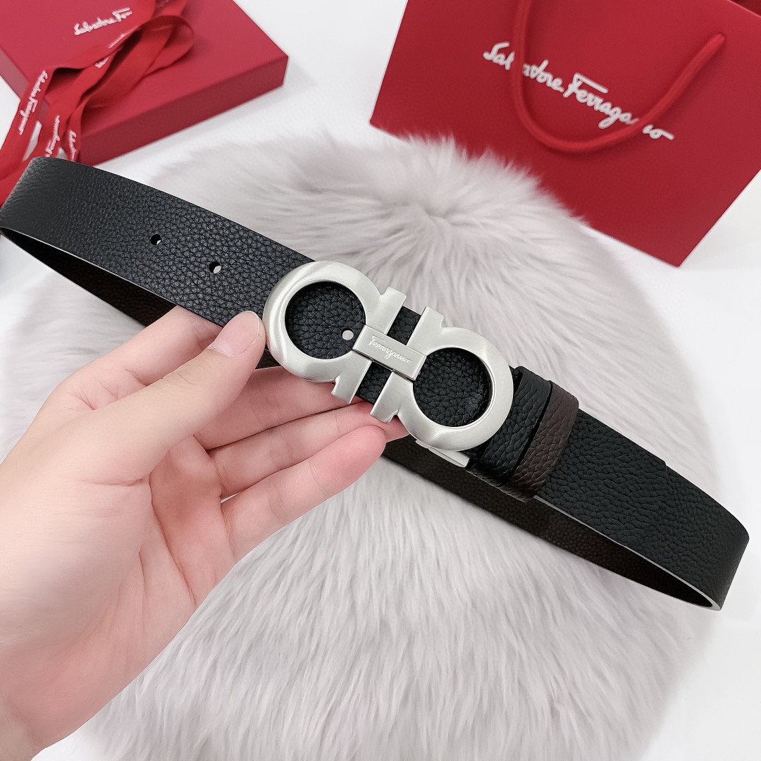 Salvatore Ferragamo Basic Belt Cow Leather