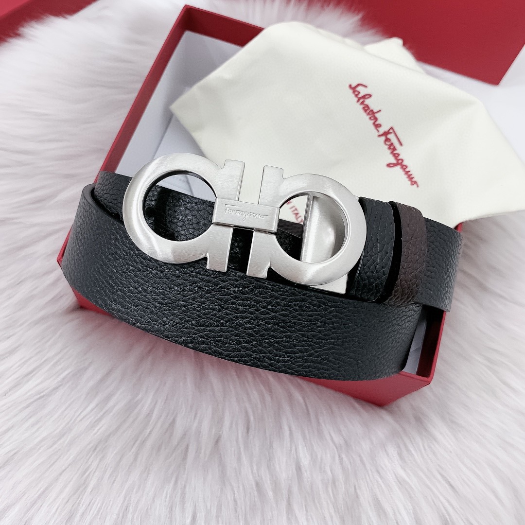 Salvatore Ferragamo Basic Belt Cow Leather