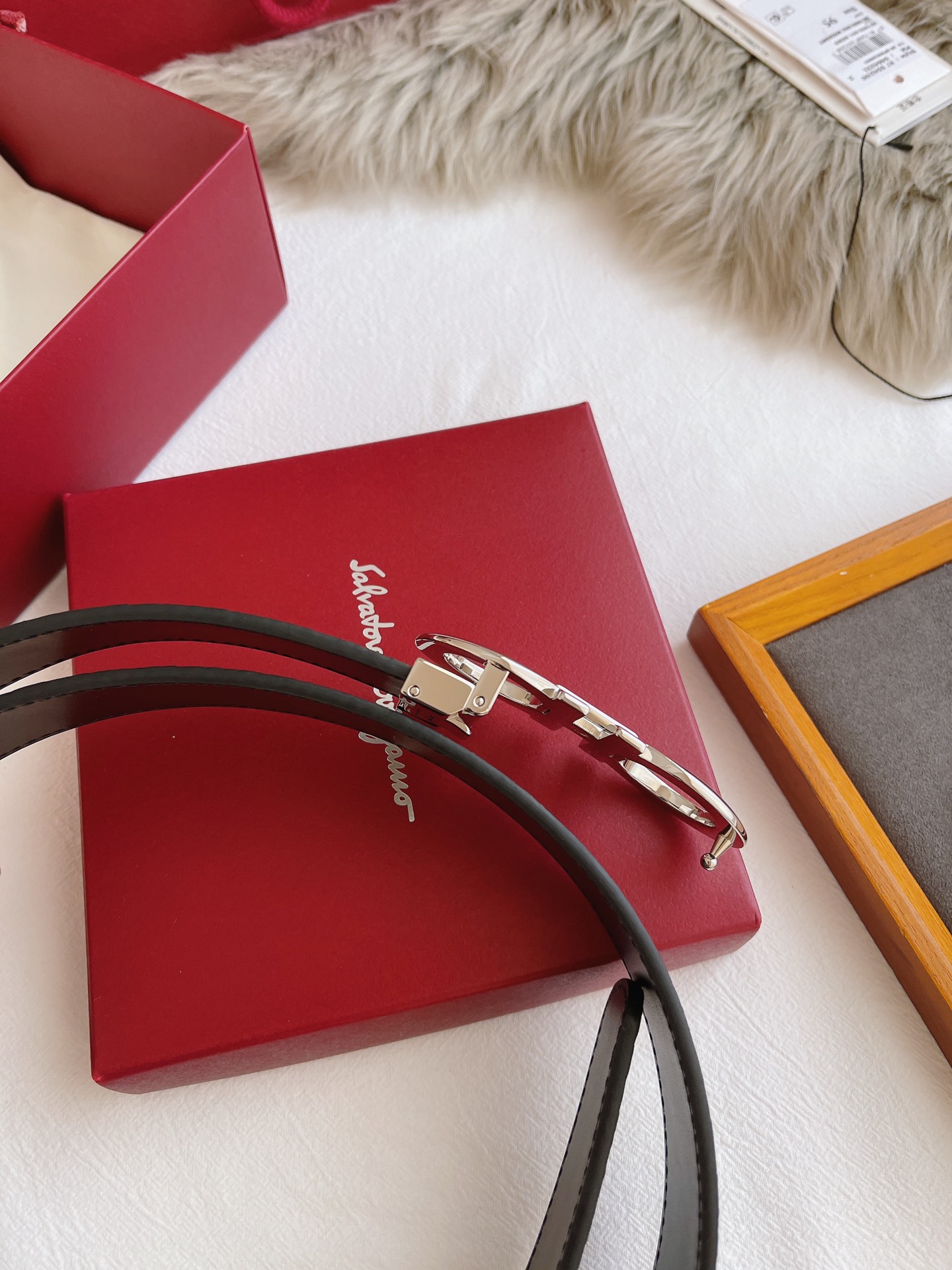 Salvatore Ferragamo Male Leather Belt M