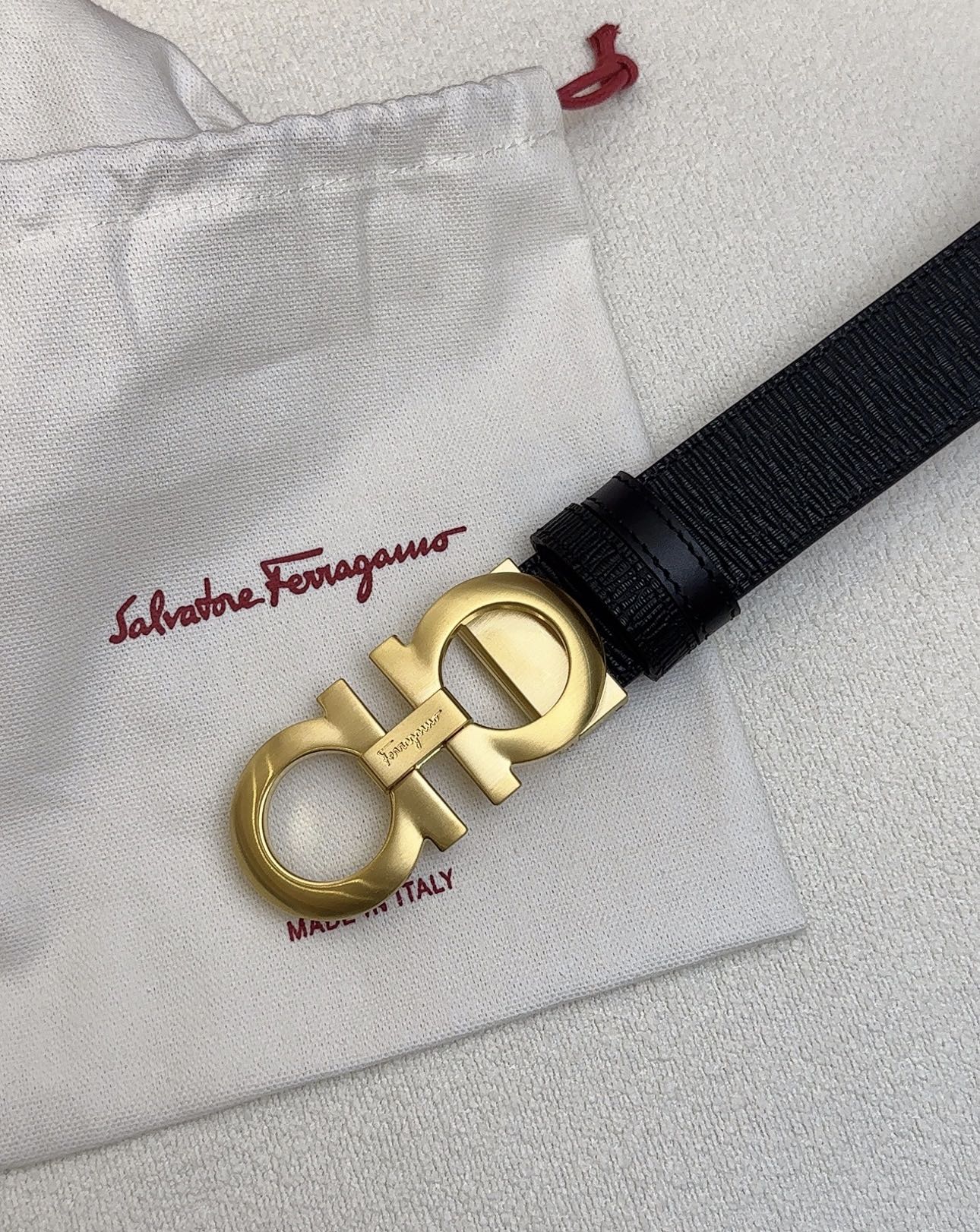 Salvatore Ferragamo Basic Belt Cow Leather
