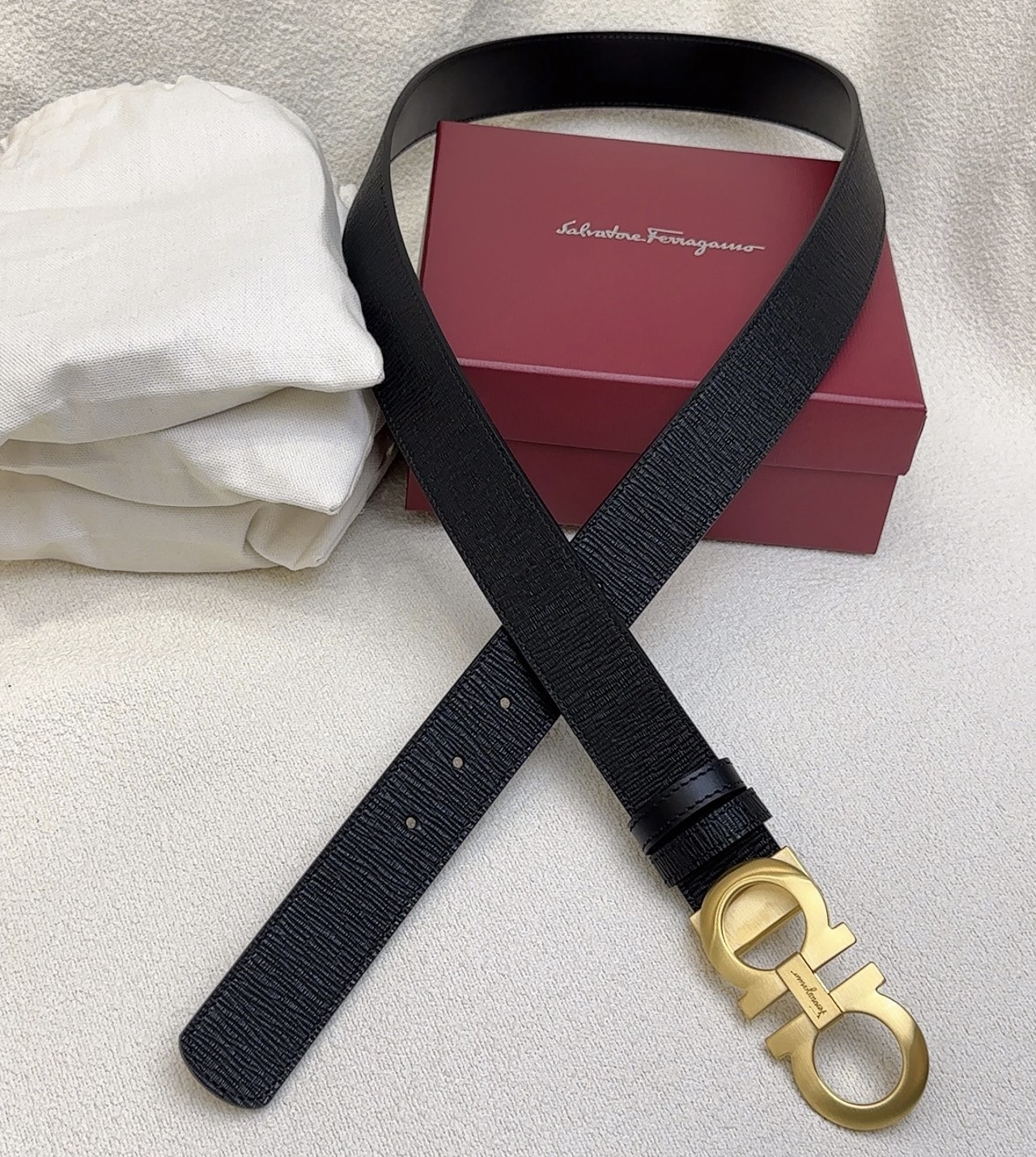 Salvatore Ferragamo Basic Belt Cow Leather