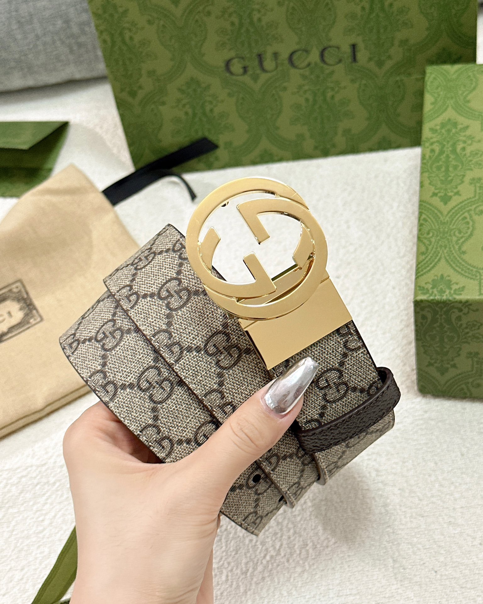 Gucci Leather Belt Waterproof S