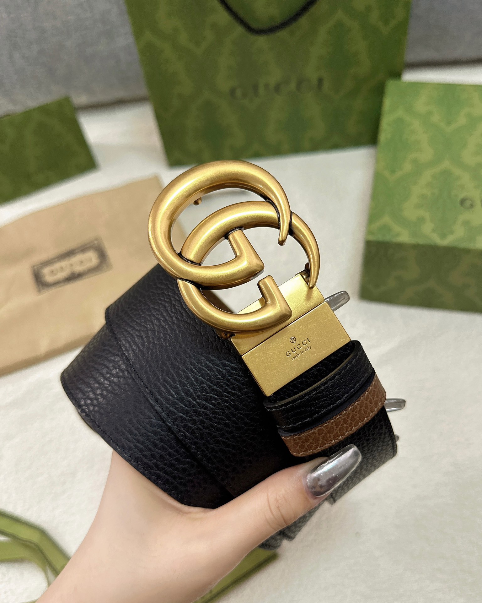 Gucci Leather Belt Waterproof S