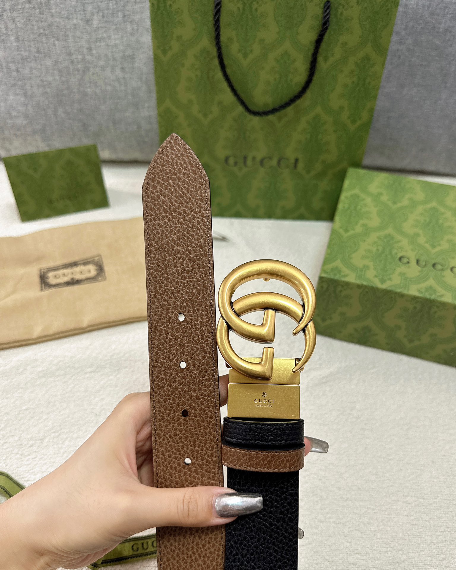 Gucci Leather Belt Waterproof S