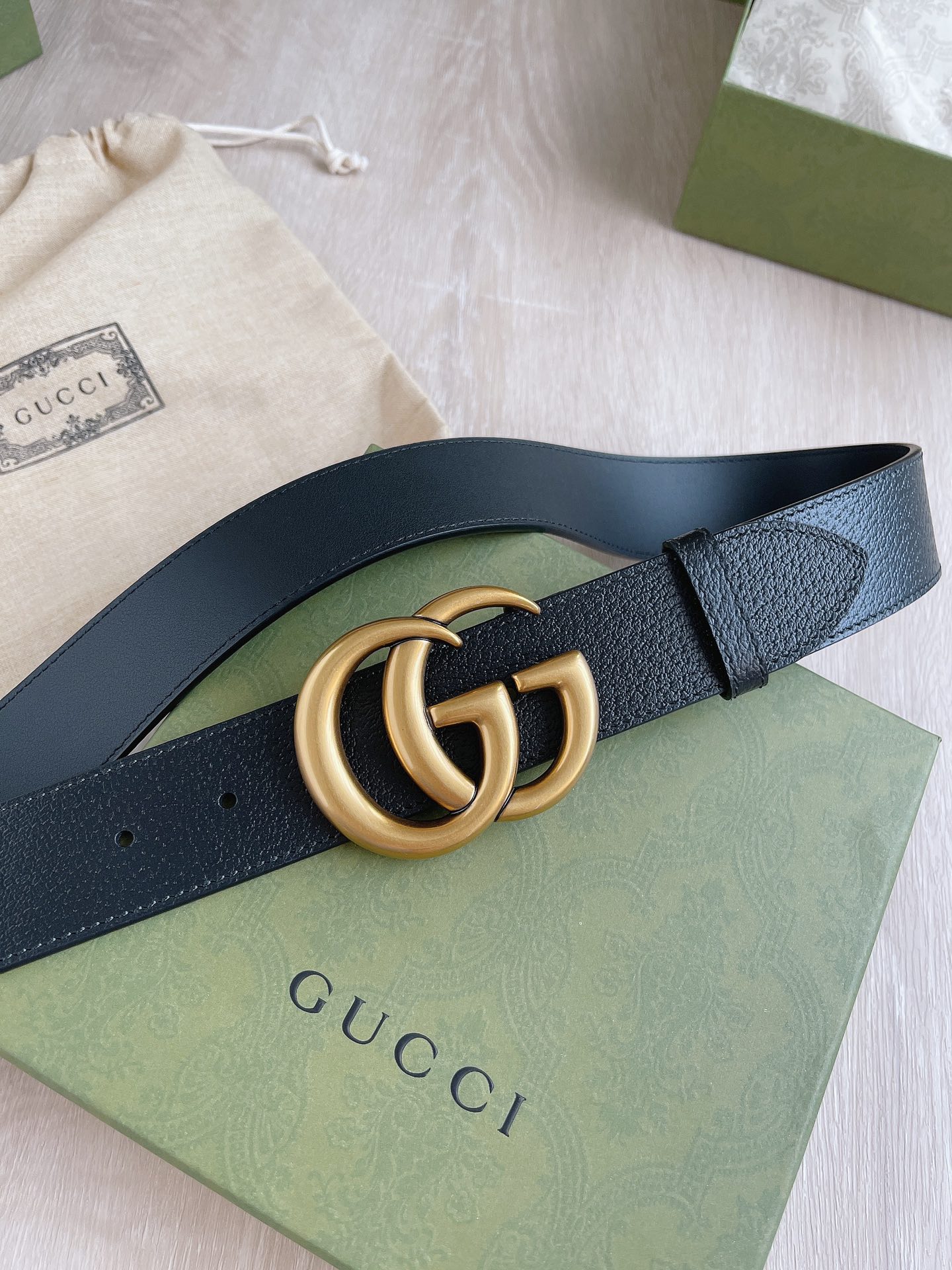 Gucci Male Basic Belt Cow Leather M