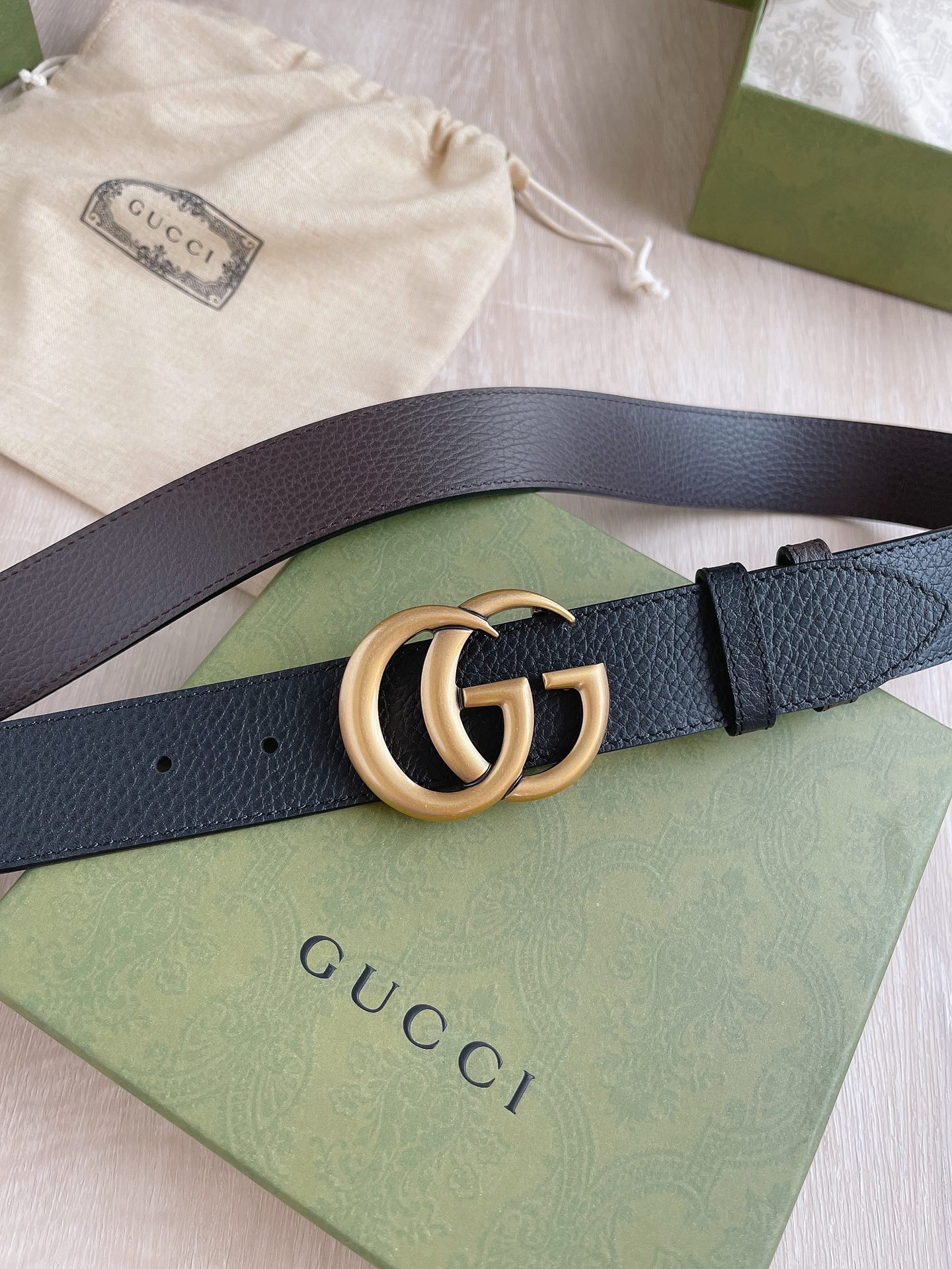Gucci Male Basic Belt Cow Leather M
