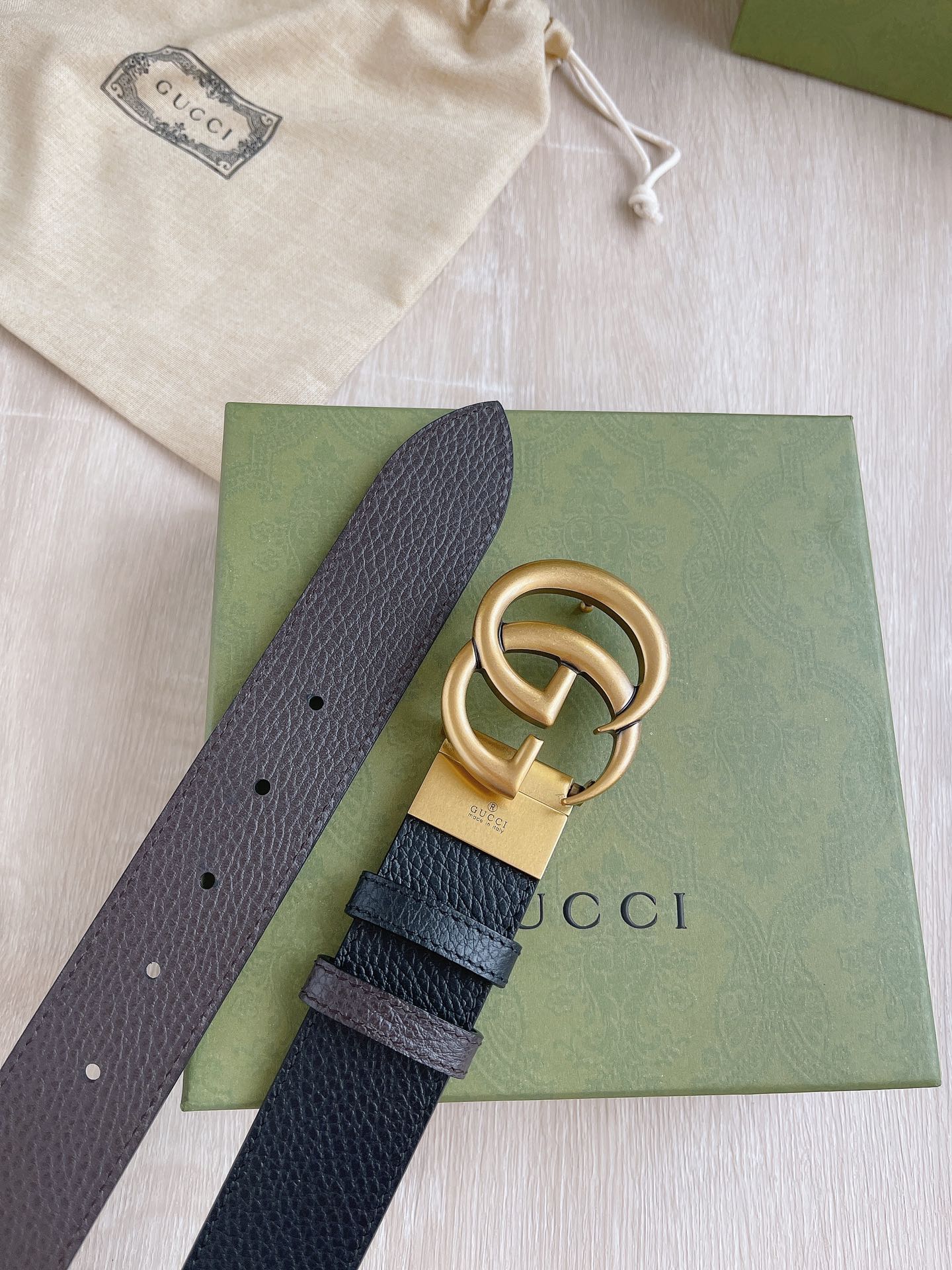 Gucci Male Basic Belt Cow Leather M