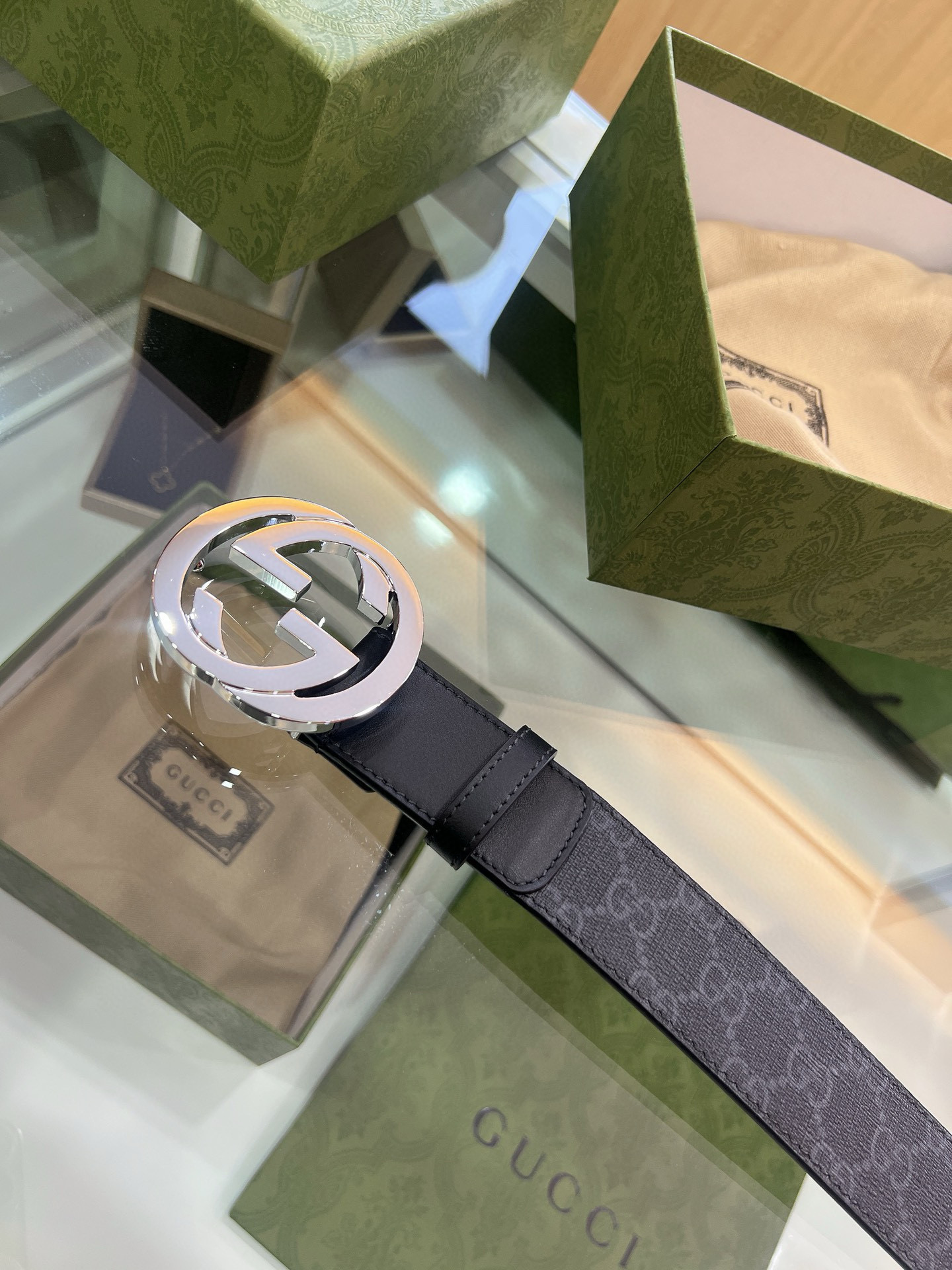 Gucci Male Basic Belt Canvas