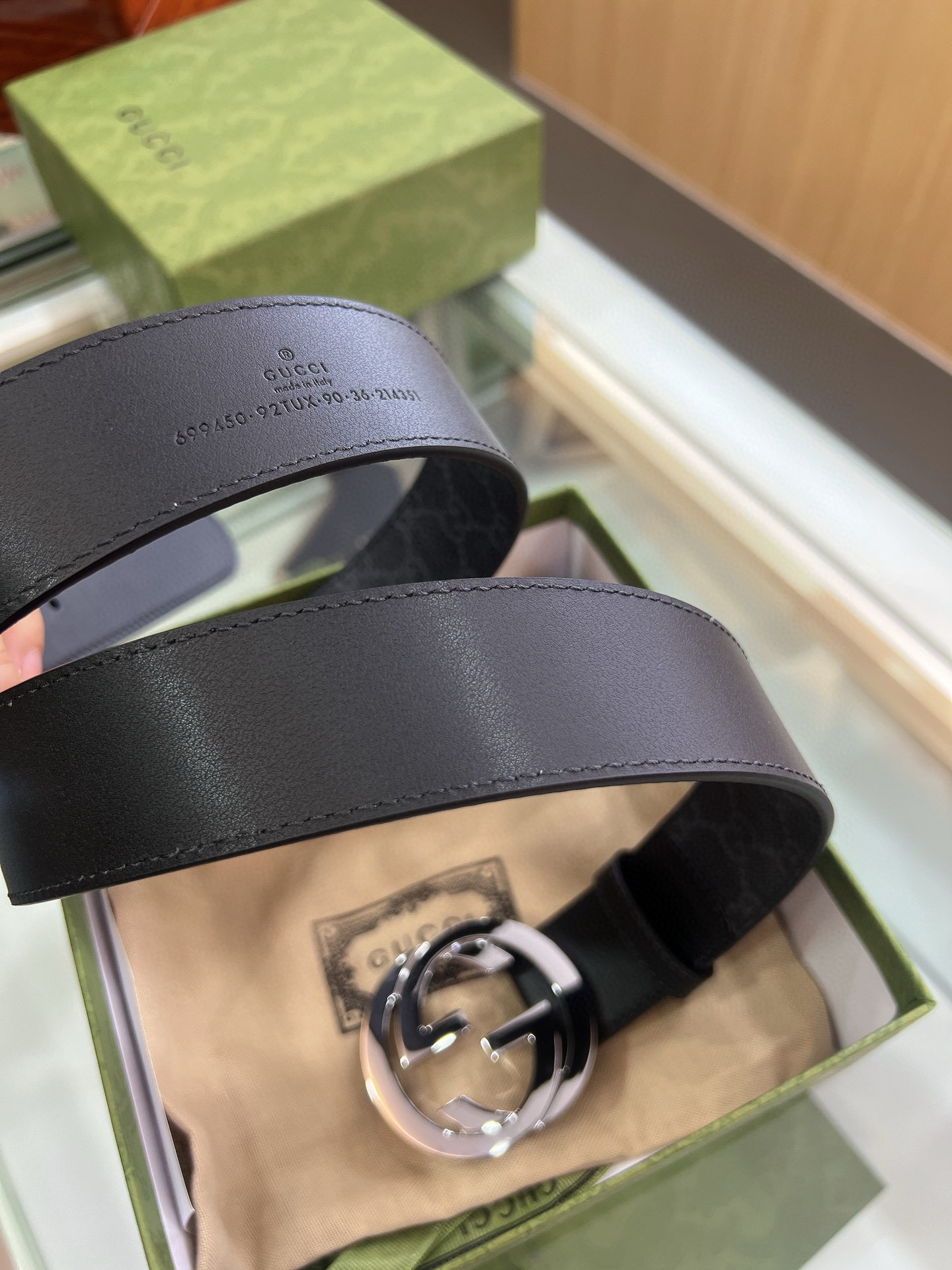 Gucci Male Basic Belt Canvas