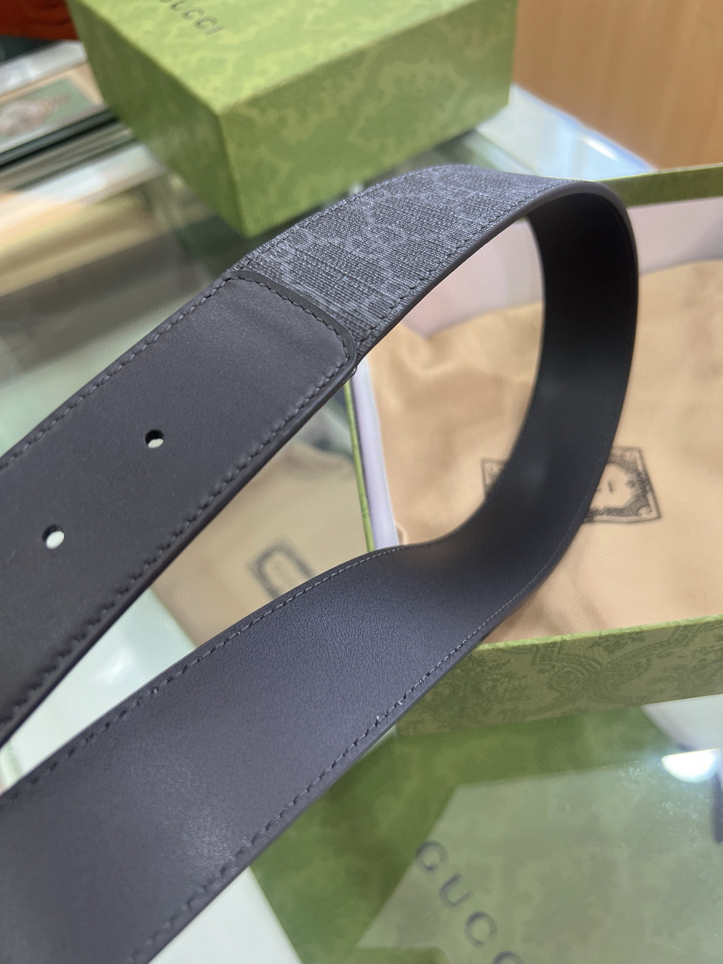 Gucci Male Basic Belt Canvas