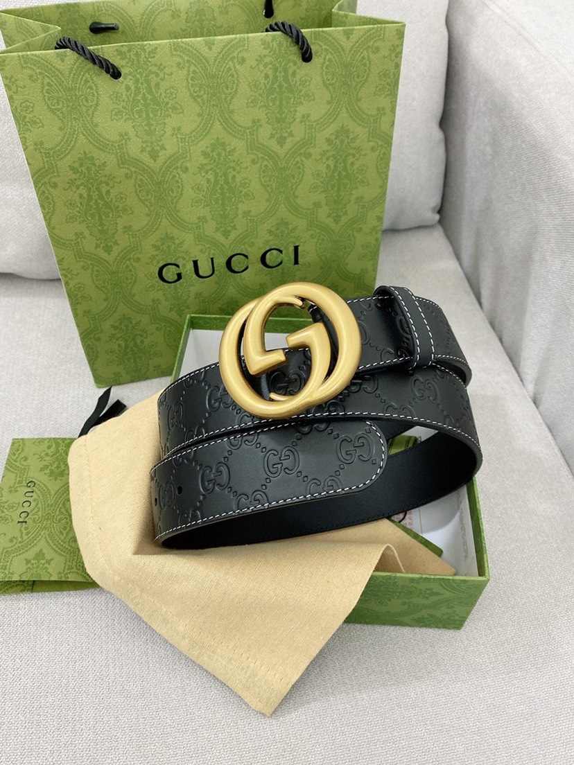Gucci Basic Belt Top Grain Leather M