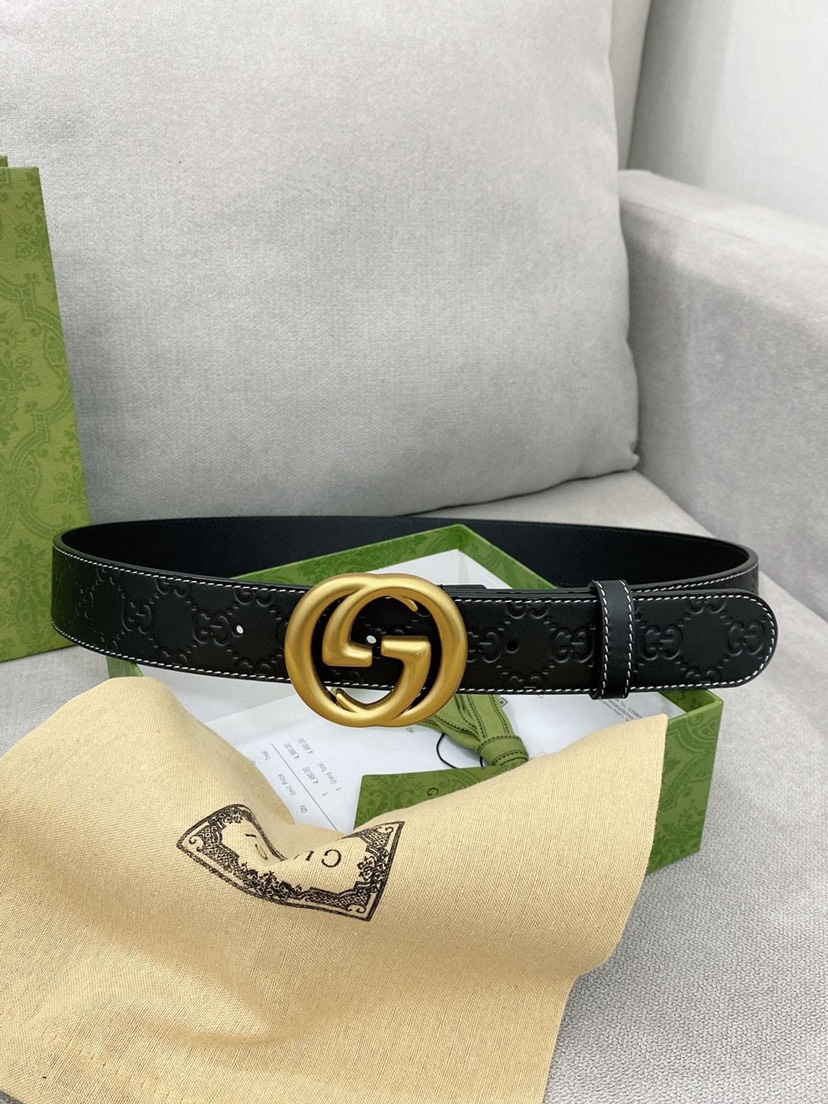 Gucci Basic Belt Top Grain Leather M