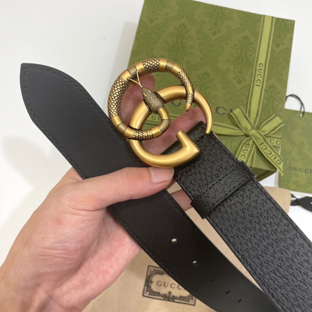 Gucci Basic Belt Cow Leather M