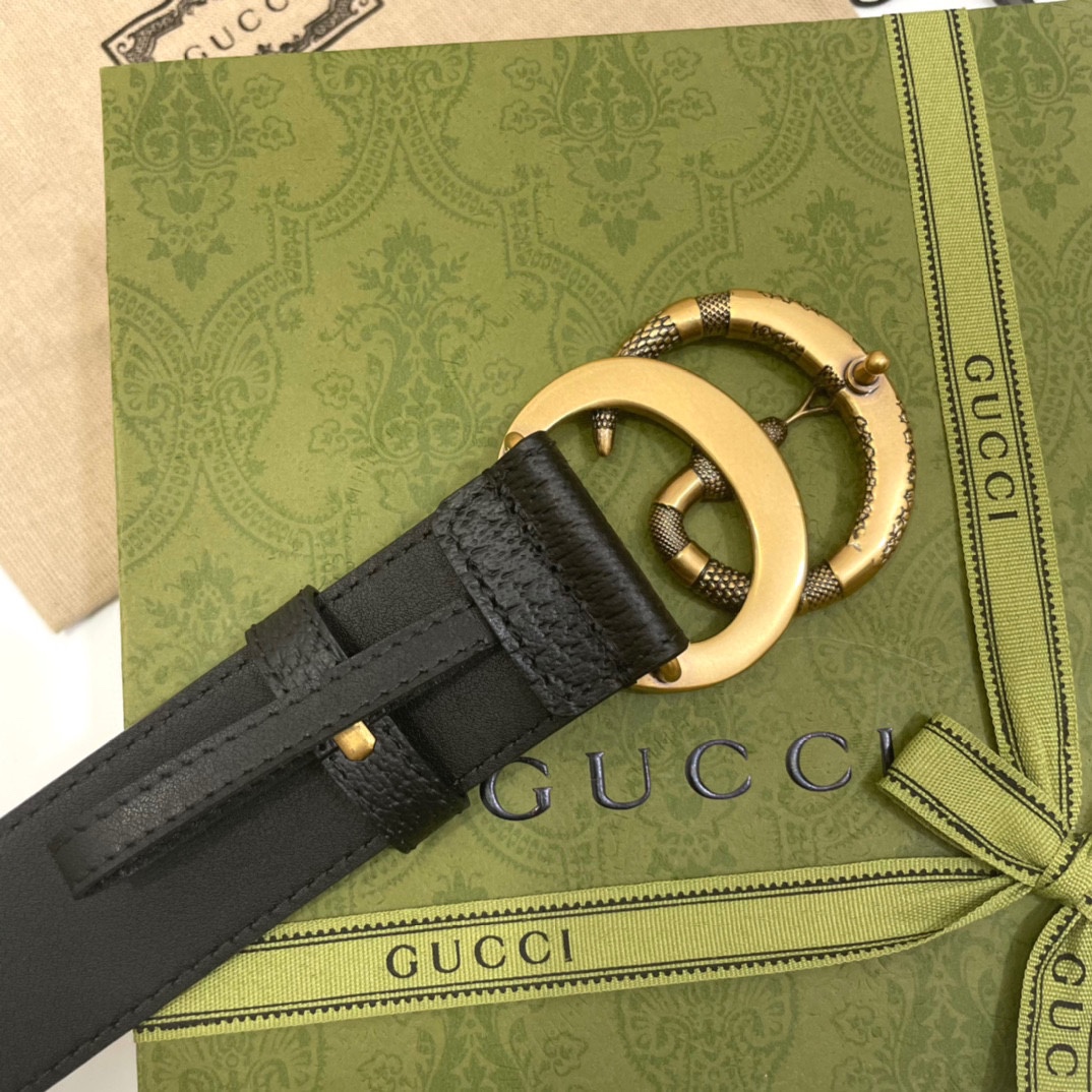 Gucci Basic Belt Cow Leather M