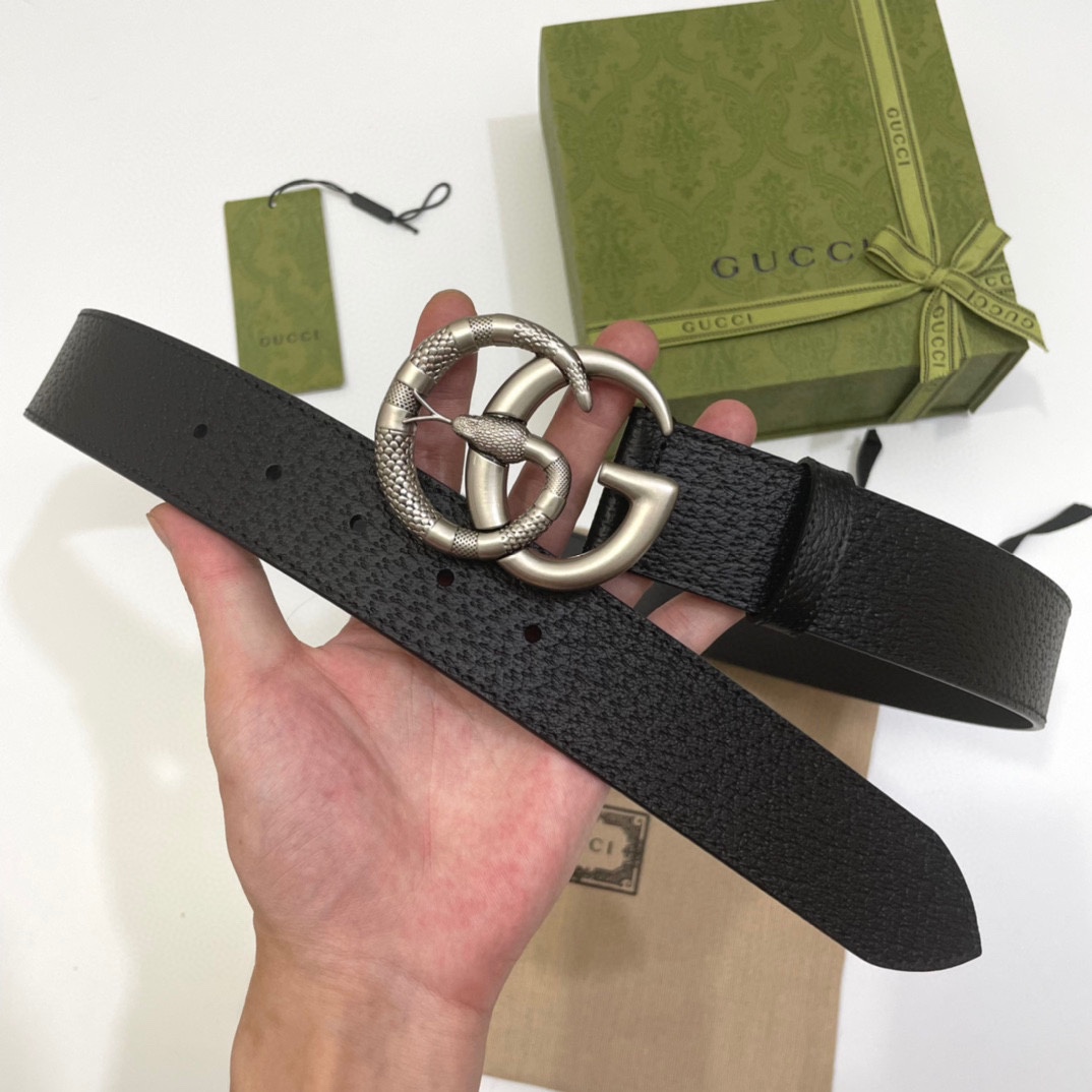 Gucci Basic Belt Cow Leather M