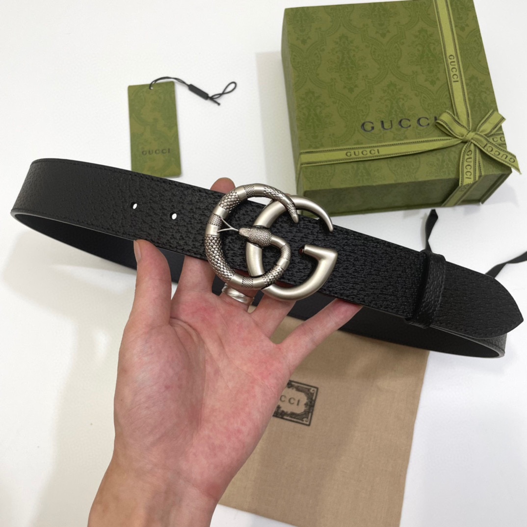 Gucci Basic Belt Cow Leather M