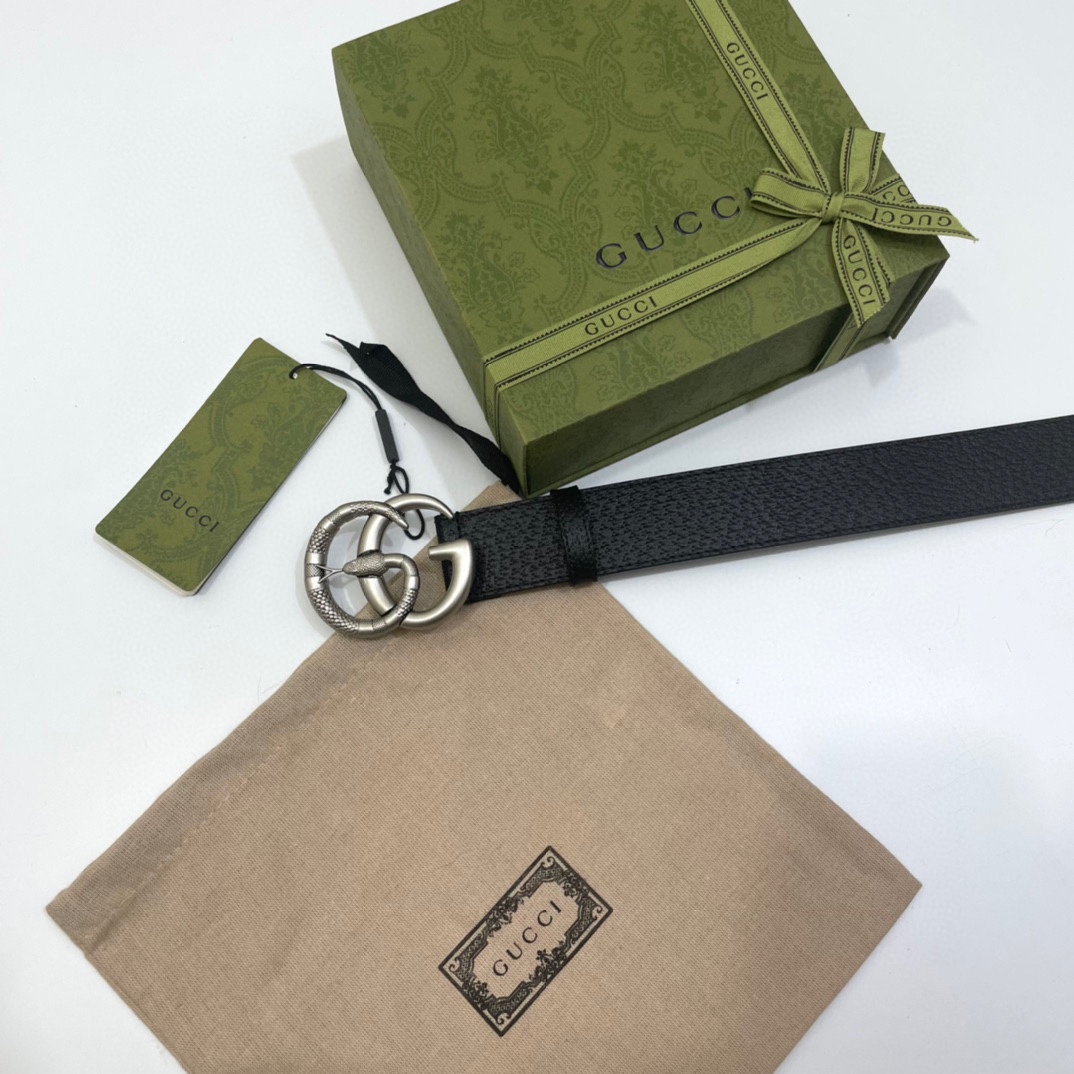 Gucci Basic Belt Cow Leather M