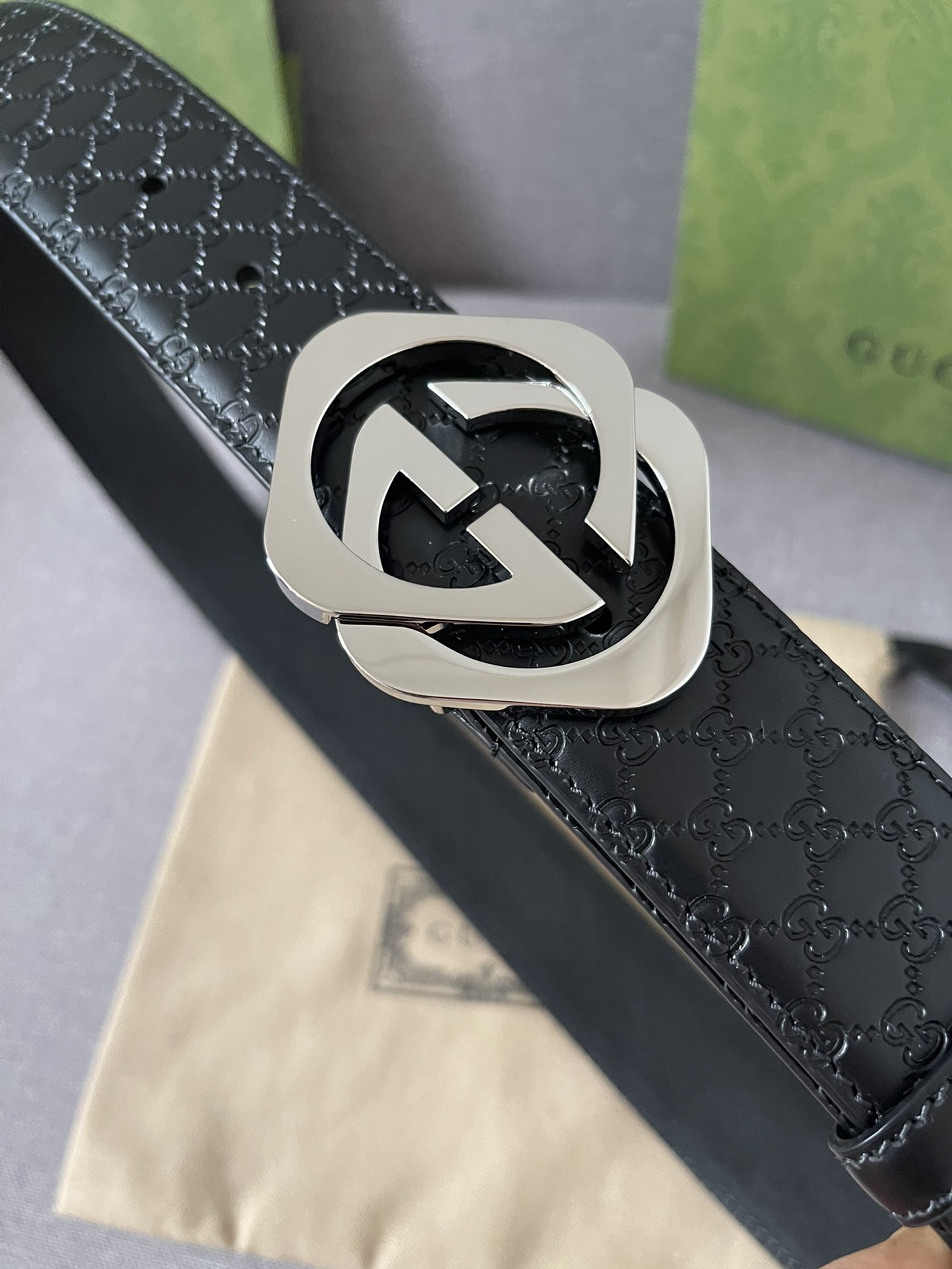 Gucci Basic Belt Cow Leather M